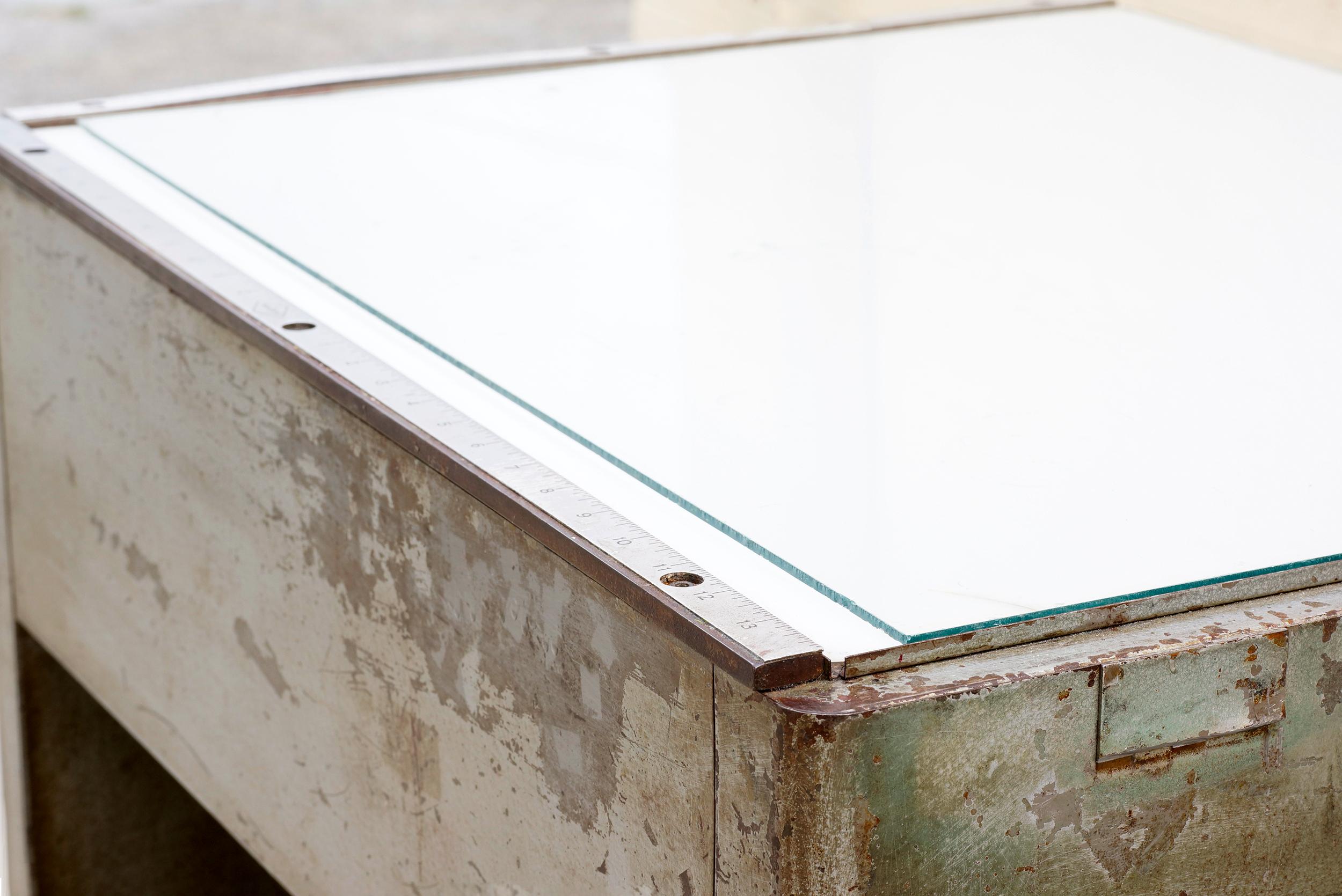 American 1960s Industrial Lightbox Table by Nuarc Graphic Arts Equipment