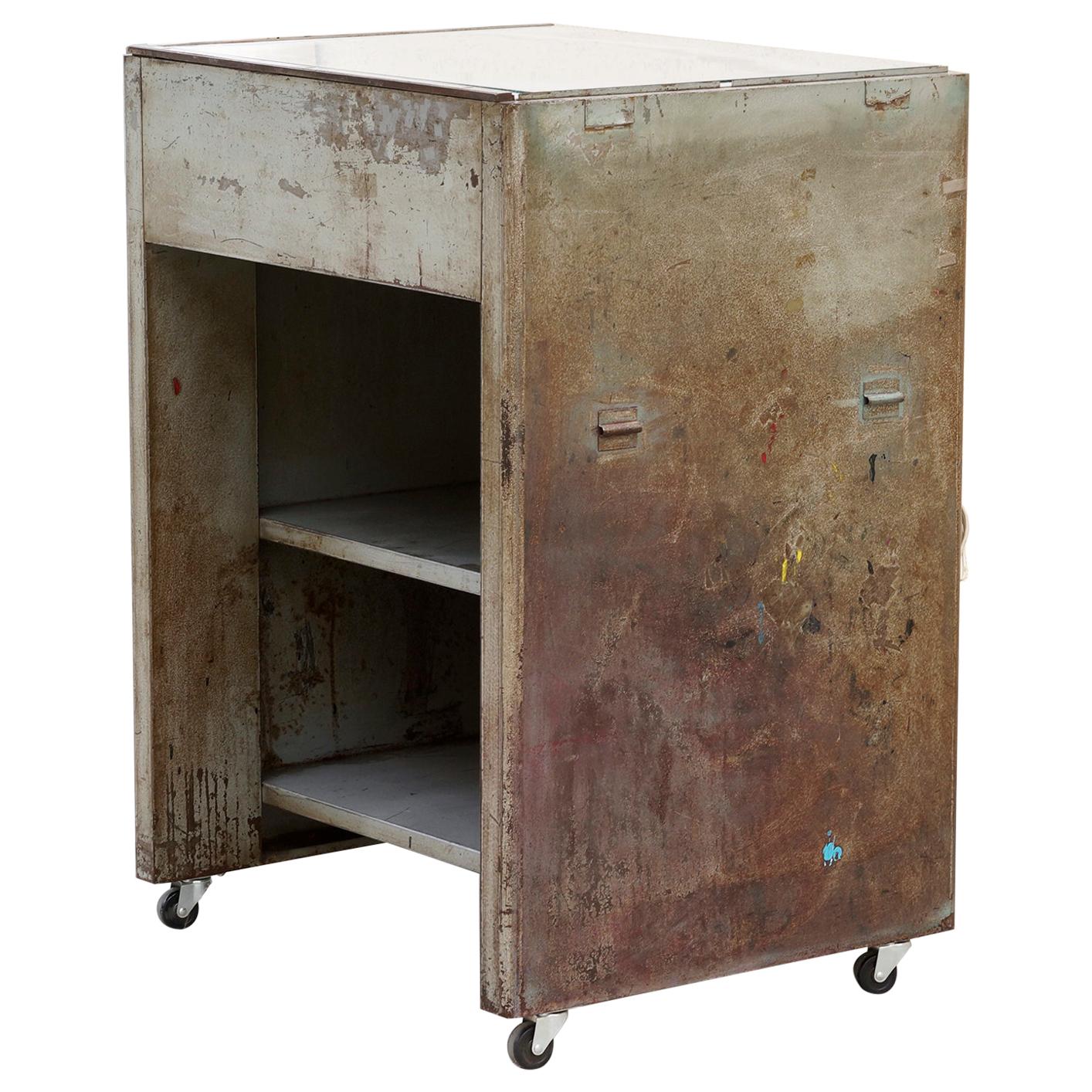 1960s Industrial Lightbox Table by Nuarc Graphic Arts Equipment