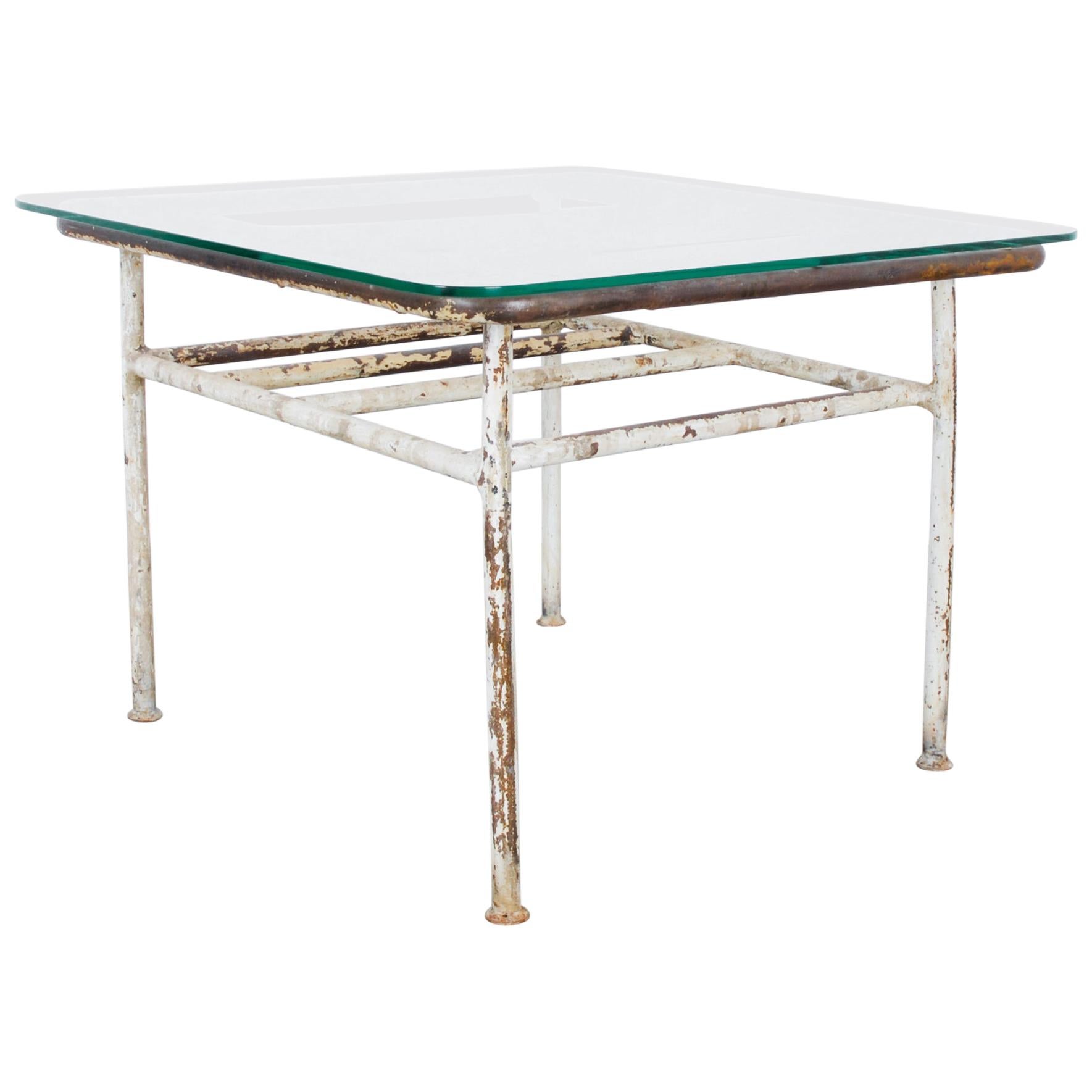 Vintage Industrial Tile Coffee Table For Sale at 1stDibs