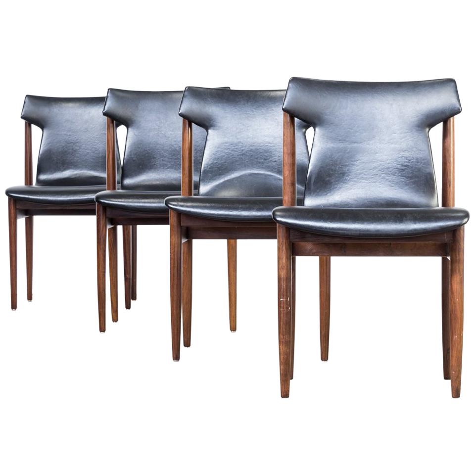 1960s Inger Klingenberg Dining Chairs for Fristho, Set of Four For Sale