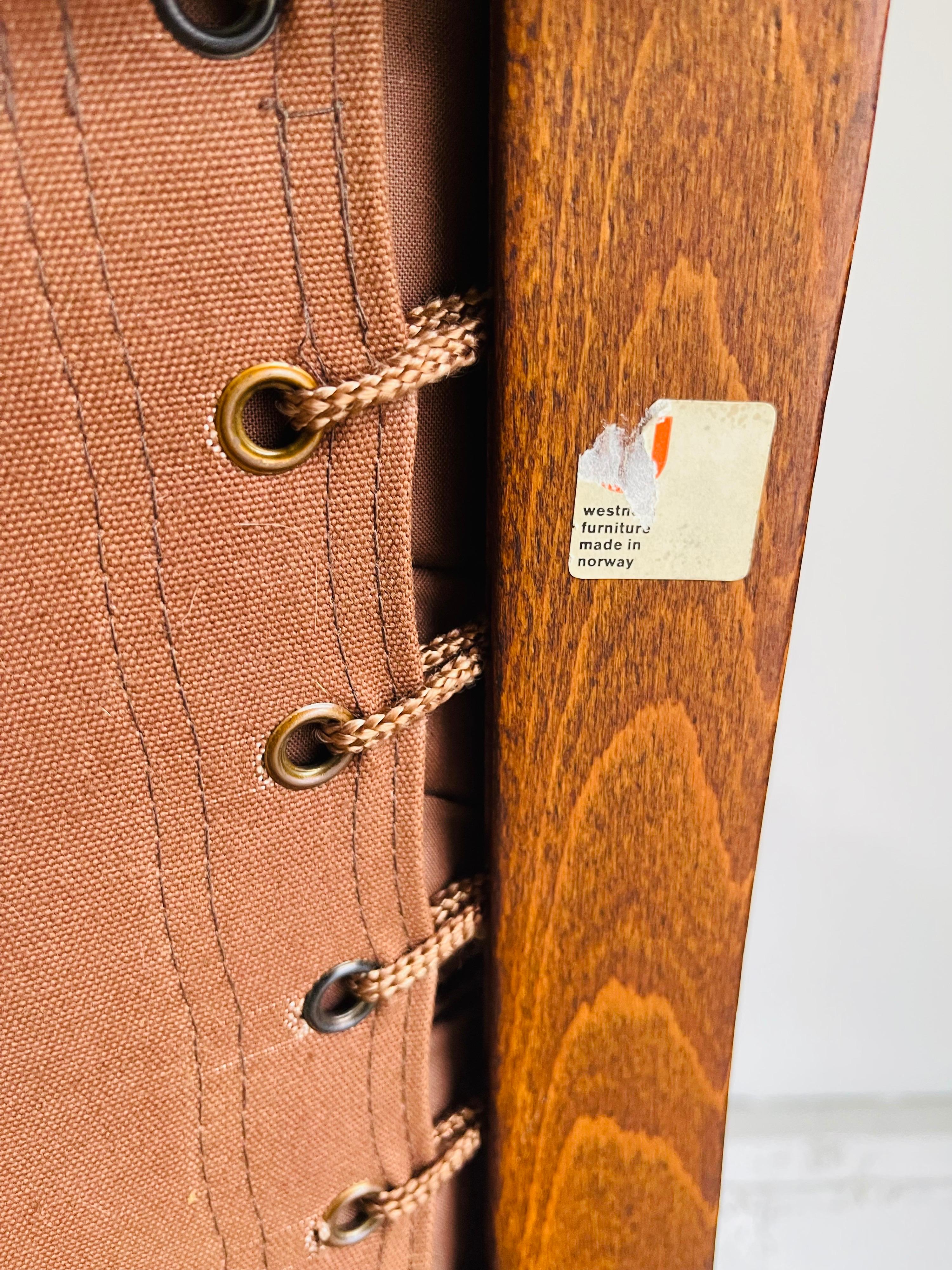 1960s Ingmar Relling Siesta Leather Lounge Chair for Westnofa 6
