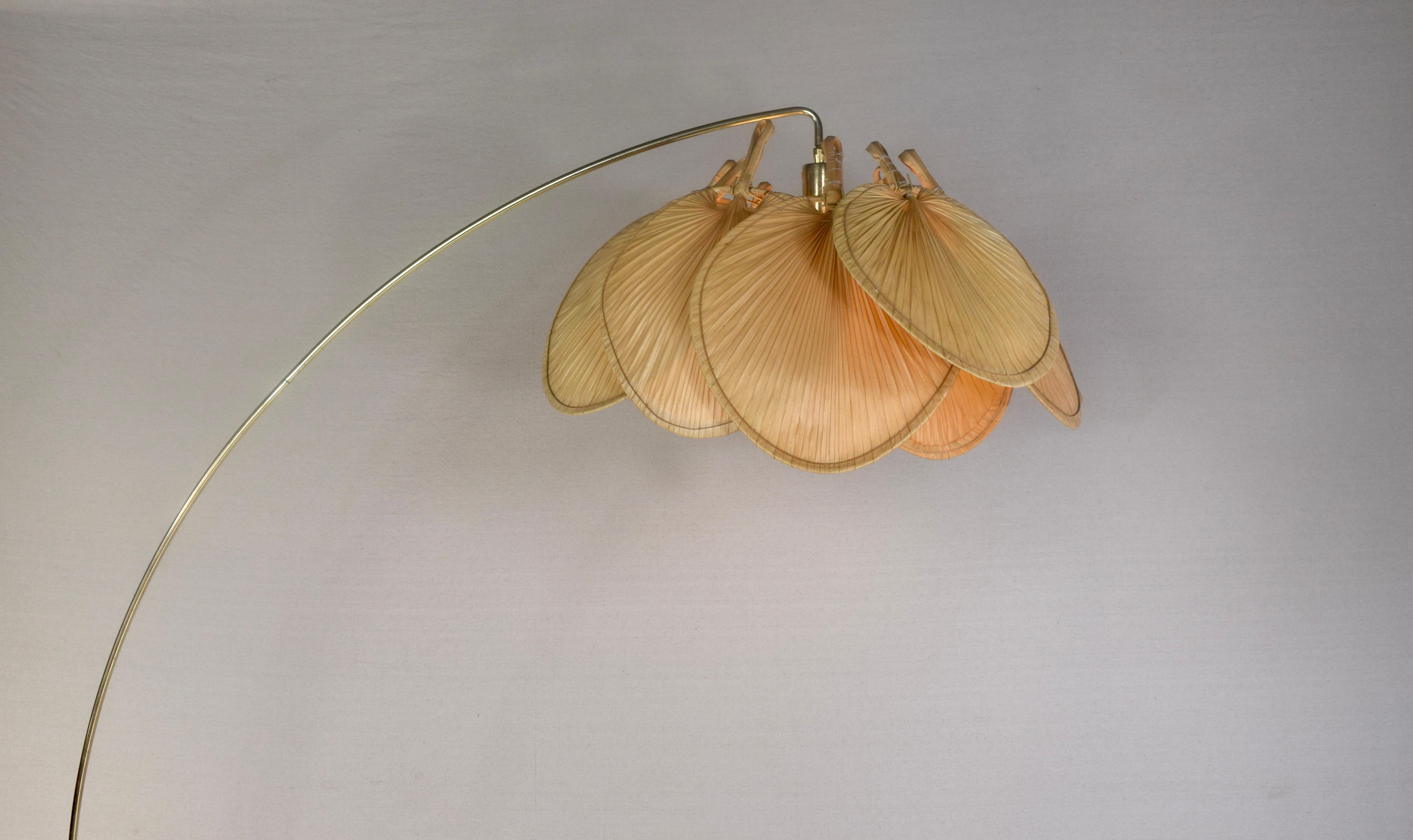 Mid-Century Modern 1960's Ingo Maurer Attribution Palm Arc Lamp