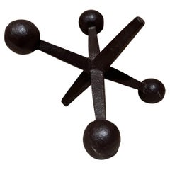 1960s Iron Jack Bookend Design Line Bill Curry CA