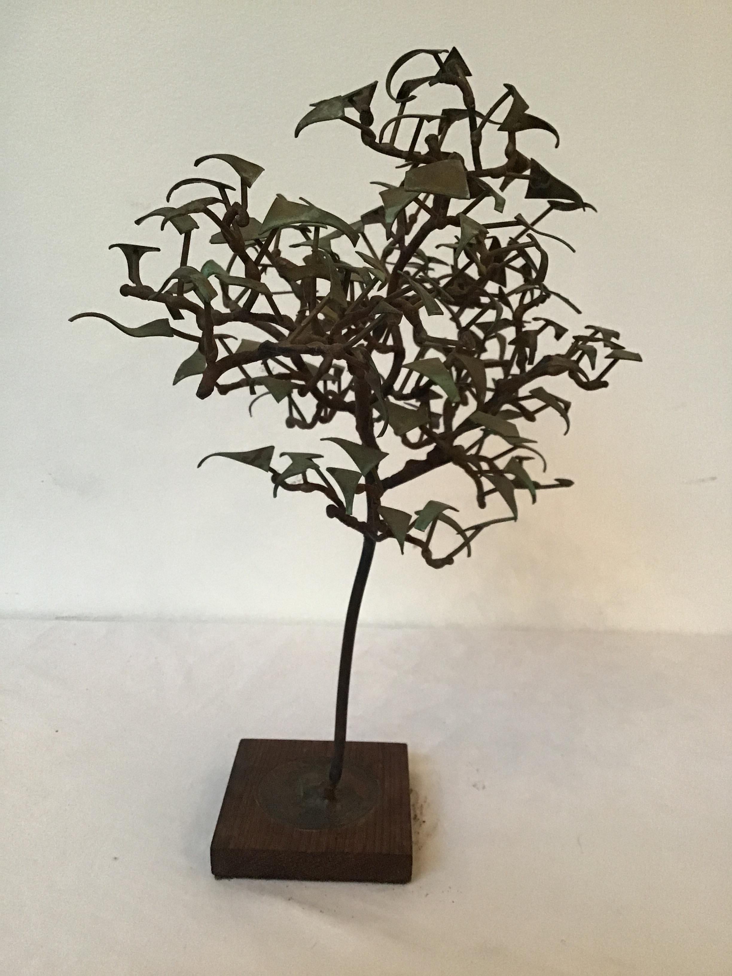 Mid-20th Century 1960s Iron Tree Sculpture