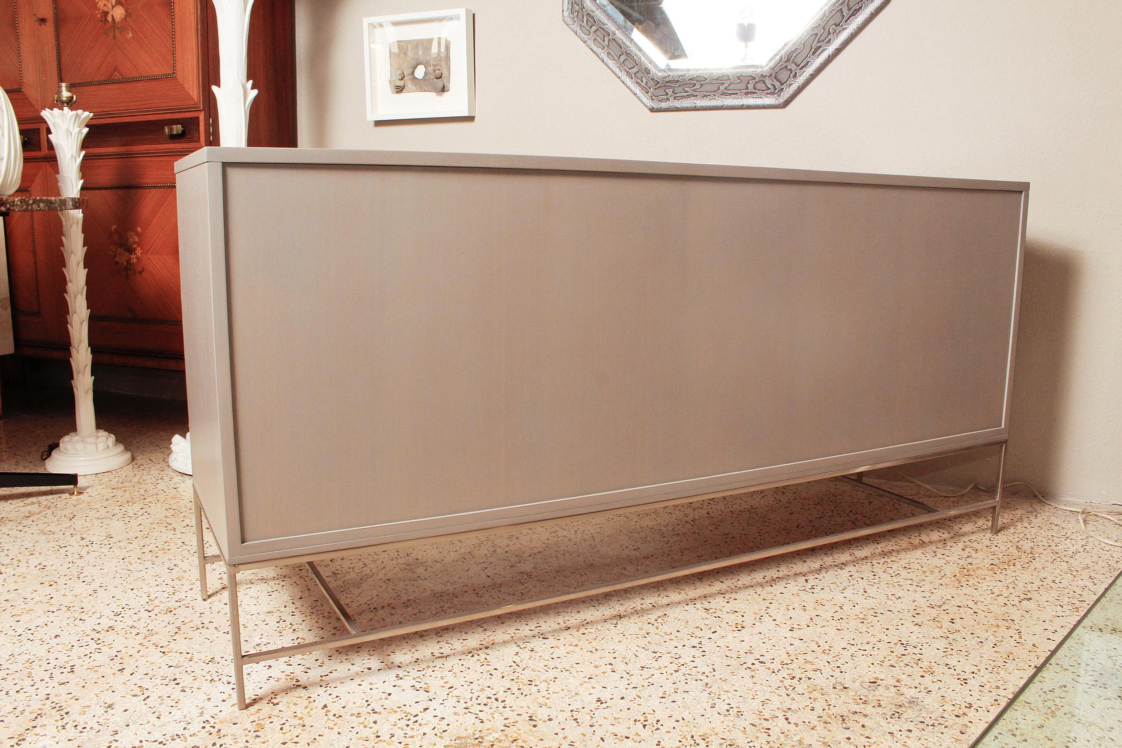 1960s Irwin Collection Grey Mahogany Sideboard by Paul McCobb for Calvin 6