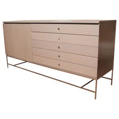 1960s Irwin Collection Grey Mahogany Sideboard by Paul McCobb for Calvin