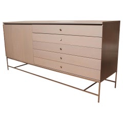 1960s Irwin Collection Grey Mahogany Sideboard by Paul McCobb for Calvin