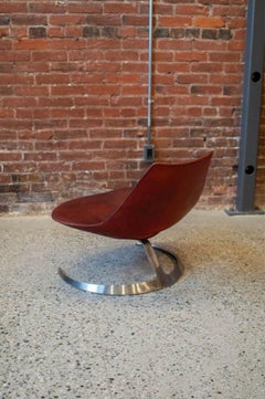 Sedia IS-63 Scimitar degli anni '60 disegnata da Preben Fabricius