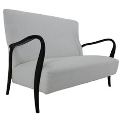 1960er Jahre Italienisches 2-Sitzer-Sofa aus Boucl