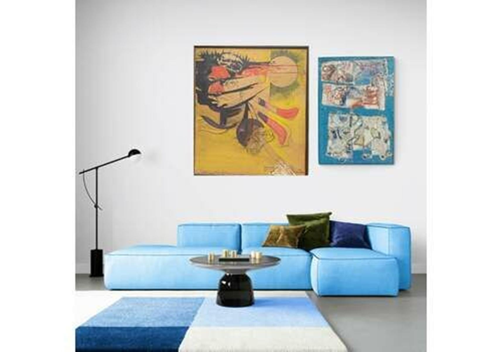 Mid-Century moderno dipinto astratto italiano della metà del secolo scorso in vendita