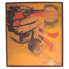 peinture abstraite italienne du milieu du siècle