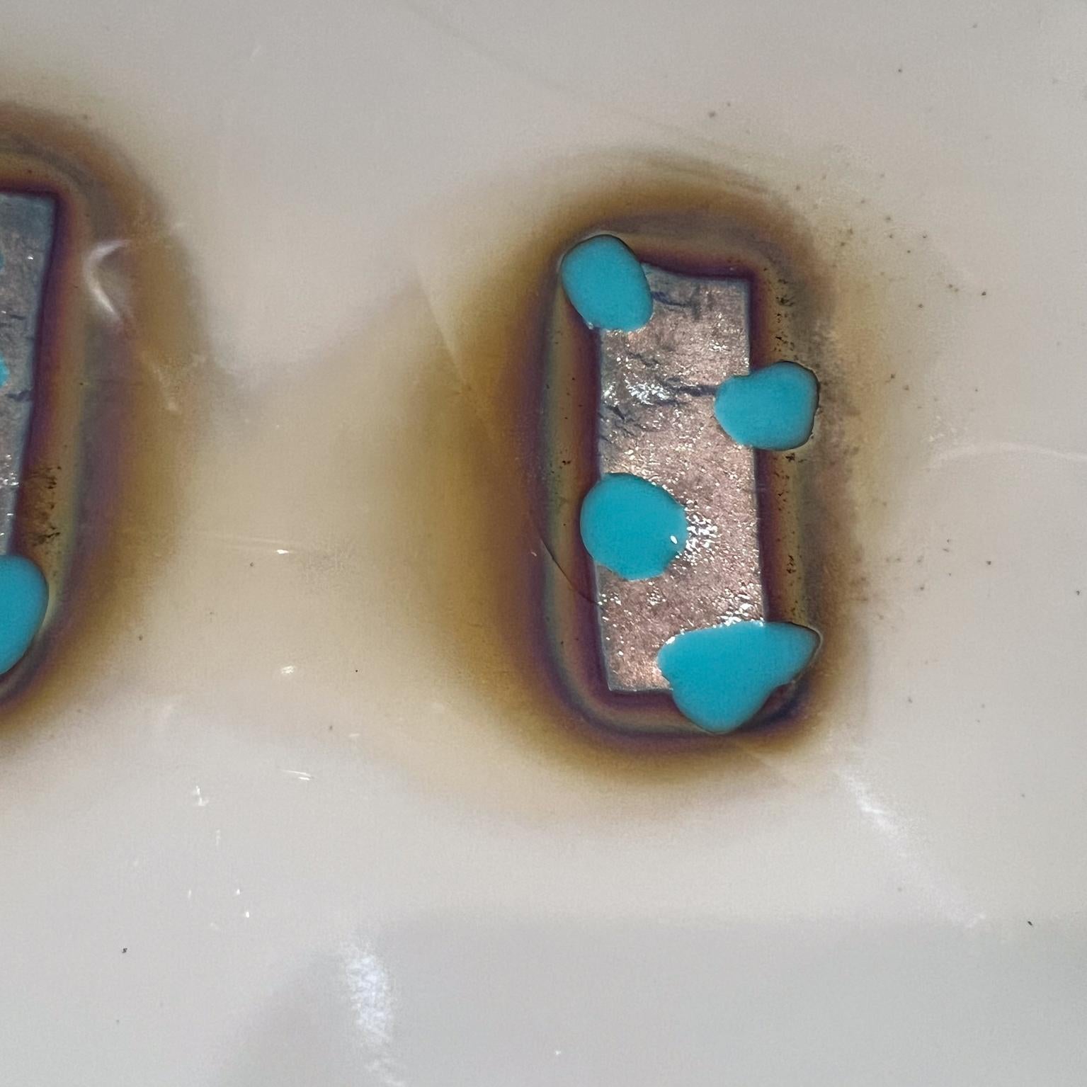 1960s Italian Art Glass Abstract Blue Plate Style A V Mazzega For Sale 5