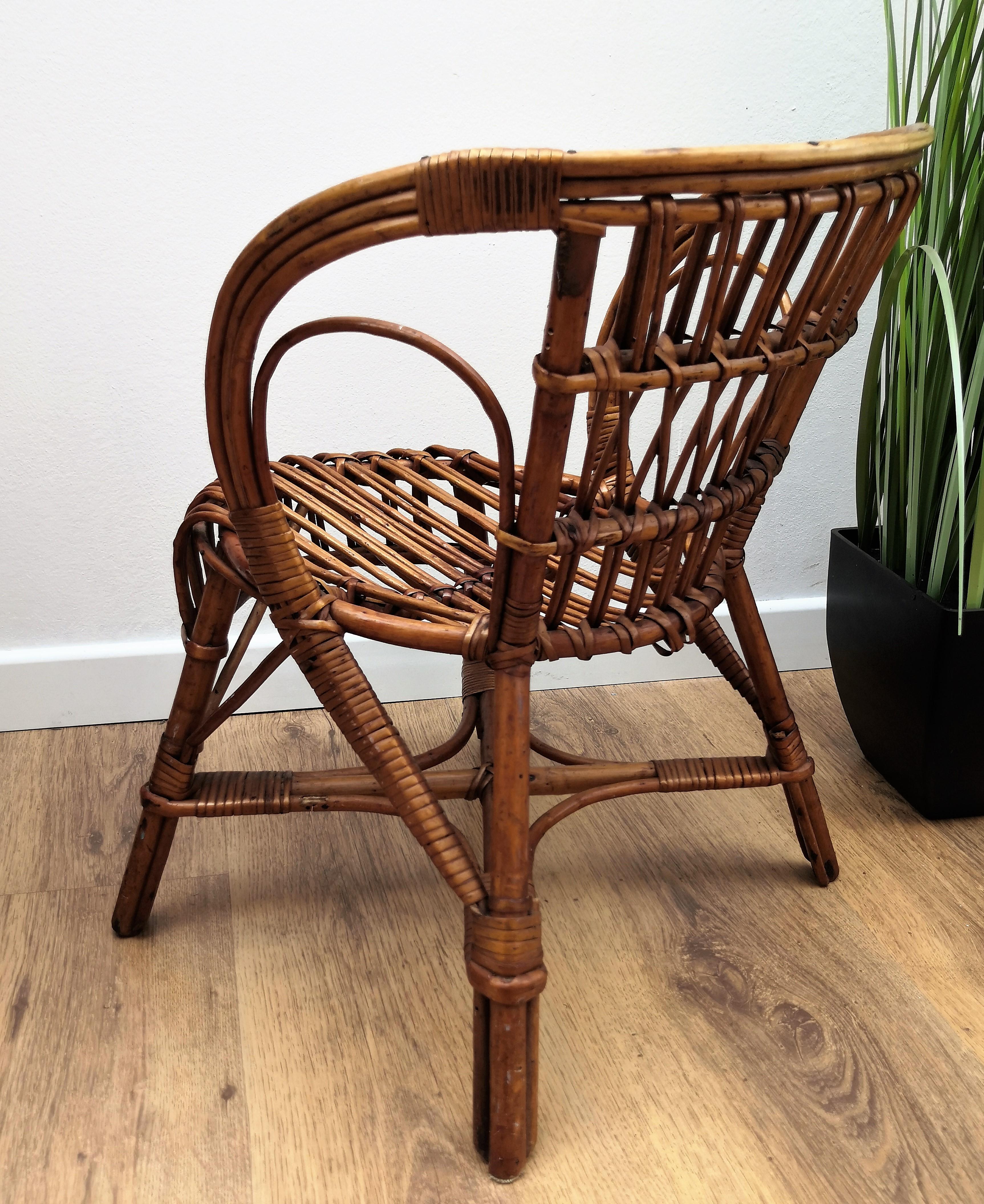 children's wicker chair