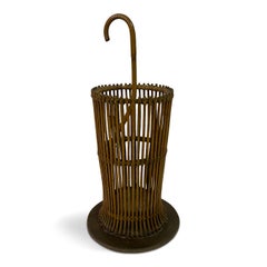 1960S Italian Bamboo Umbrella Stand