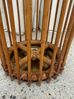 1960's Italian Bamboo Umbrella Stand