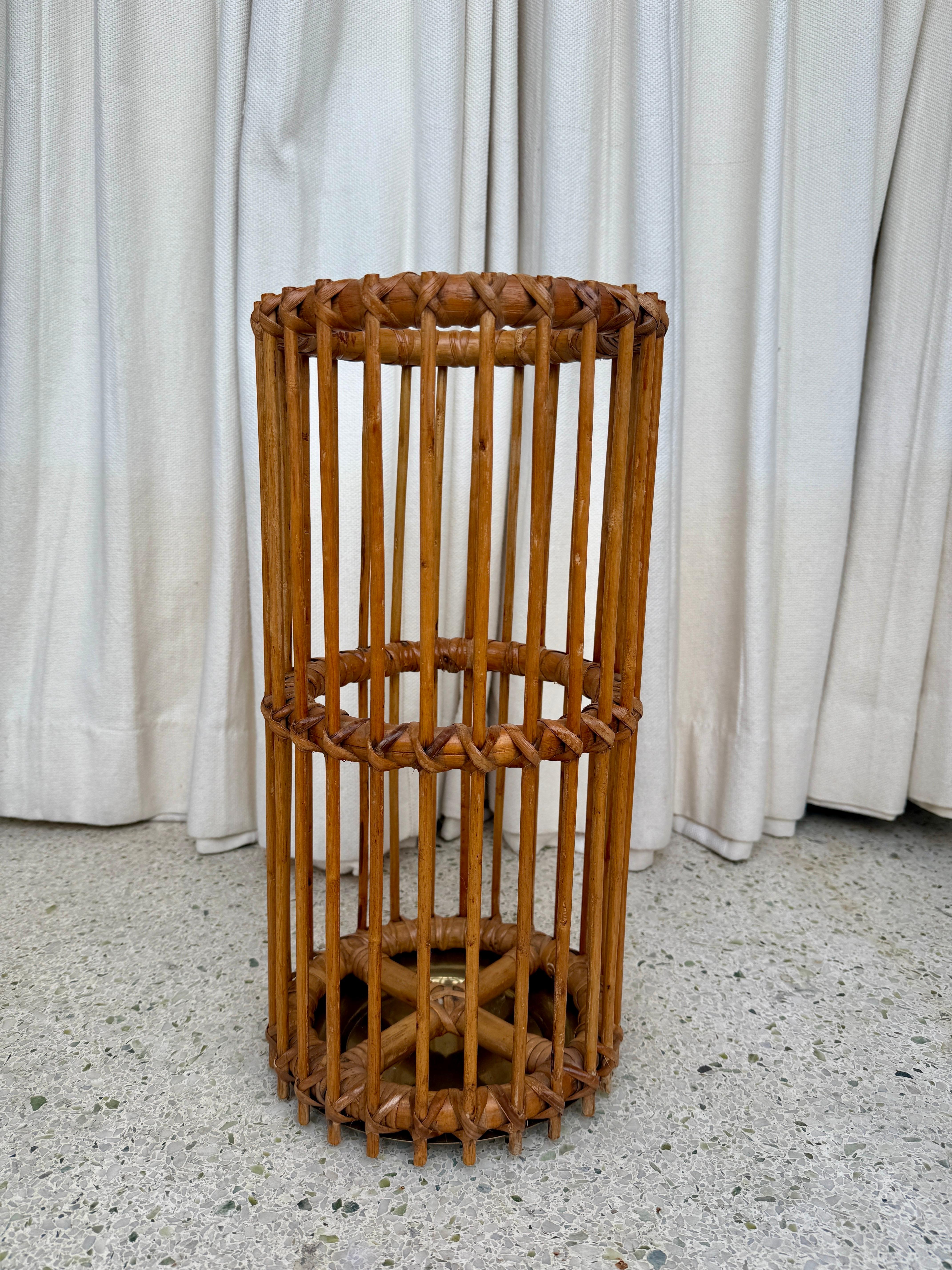 1960's Italienischer Bambus Schirmständer (Mitte des 20. Jahrhunderts) im Angebot