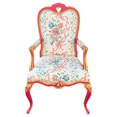French Provincial Bergere Chairs