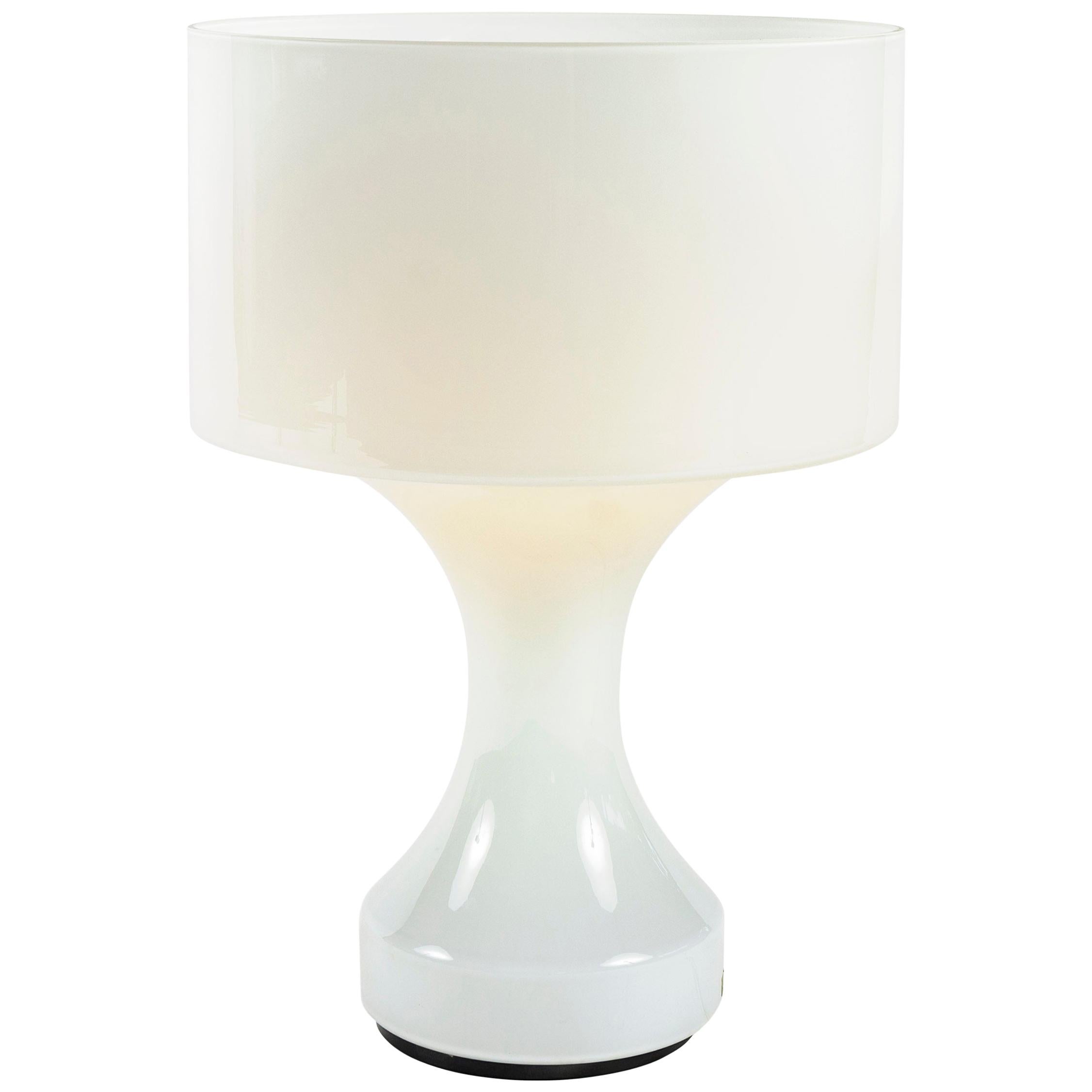 1960s Italian Blown Glass Sebenica Table Lamp by Enrico Capuzzo for Vistosi