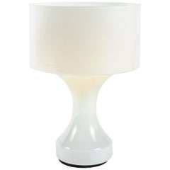1960s Italian Blown Glass Sebenica Table Lamp by Enrico Capuzzo for Vistosi