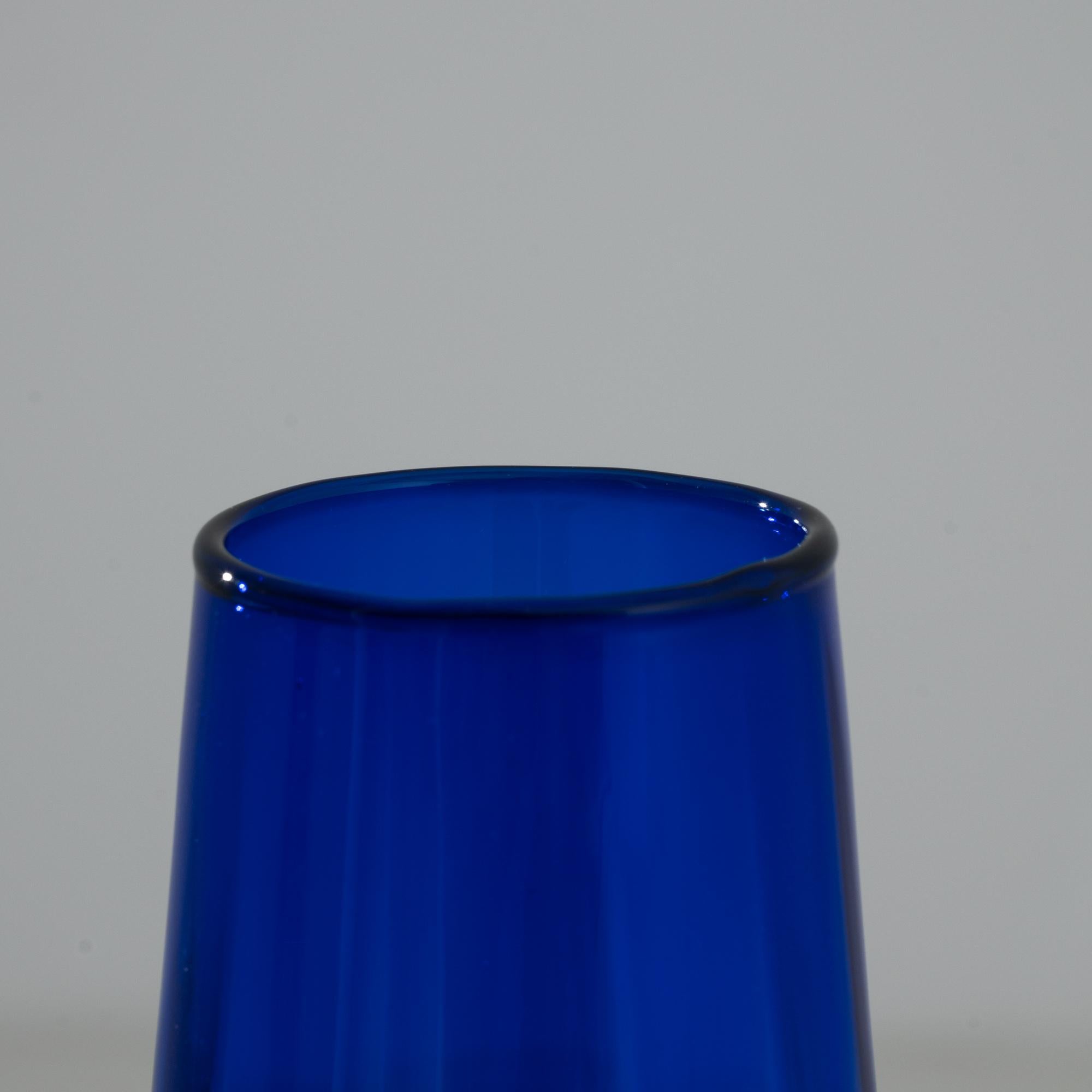 1960s Italian Blue Glass Goblet 2