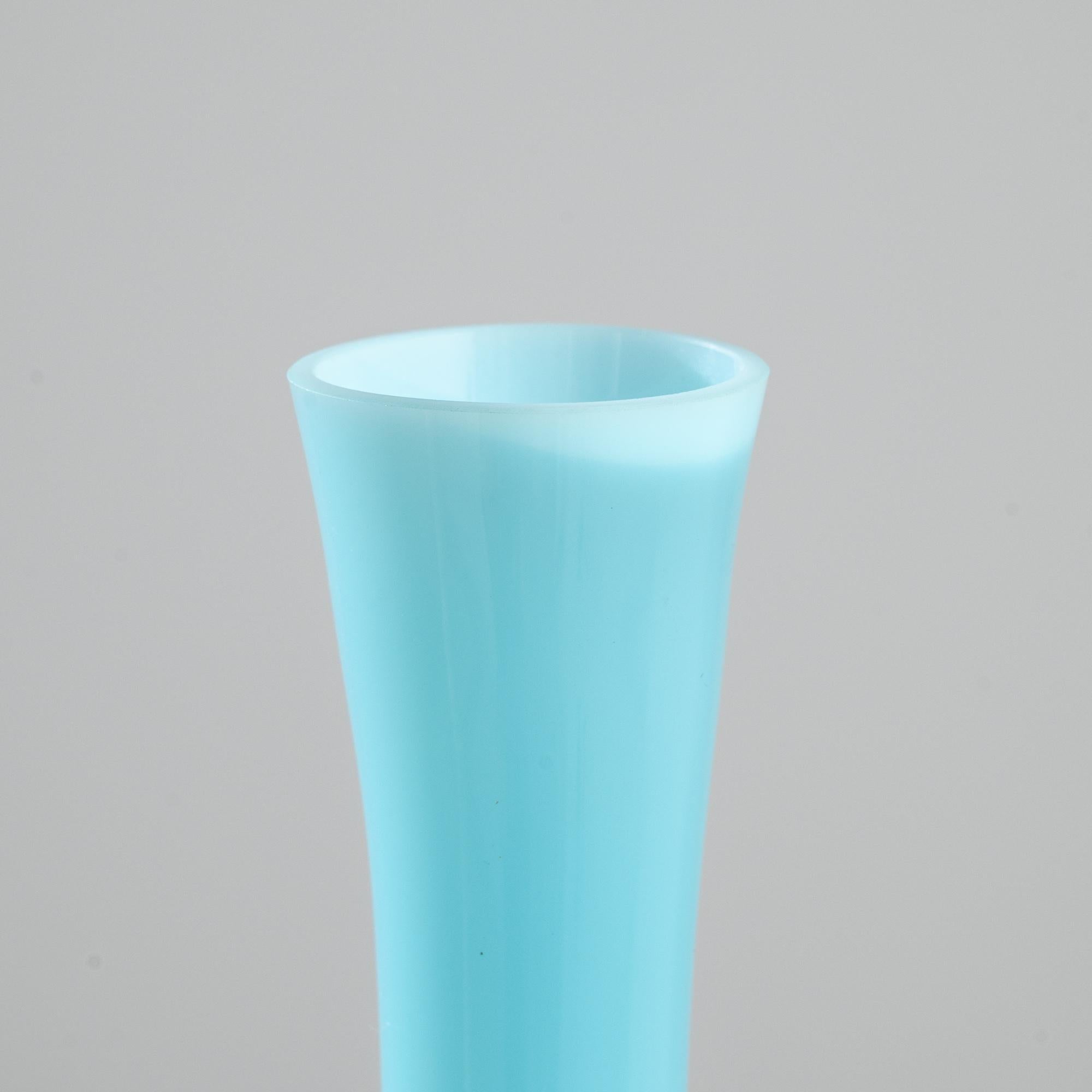 1960s Italian Blue Glass Vase 2