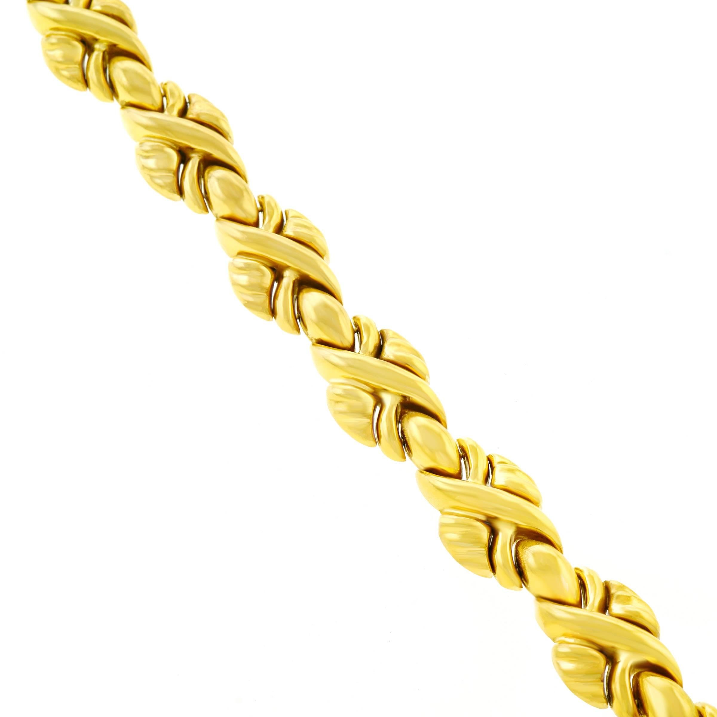 1960s Italian Braid Motif Gold Bracelet 4