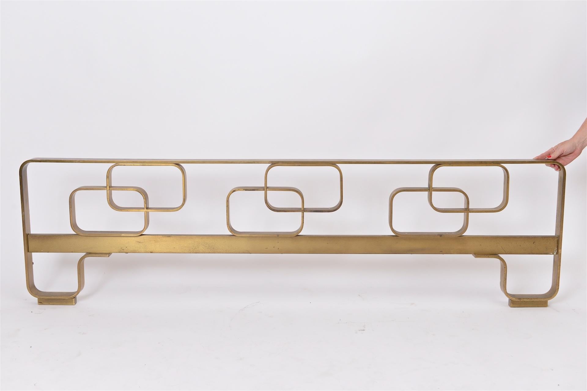 1960s Italian Brass Bed In Good Condition In London, GB