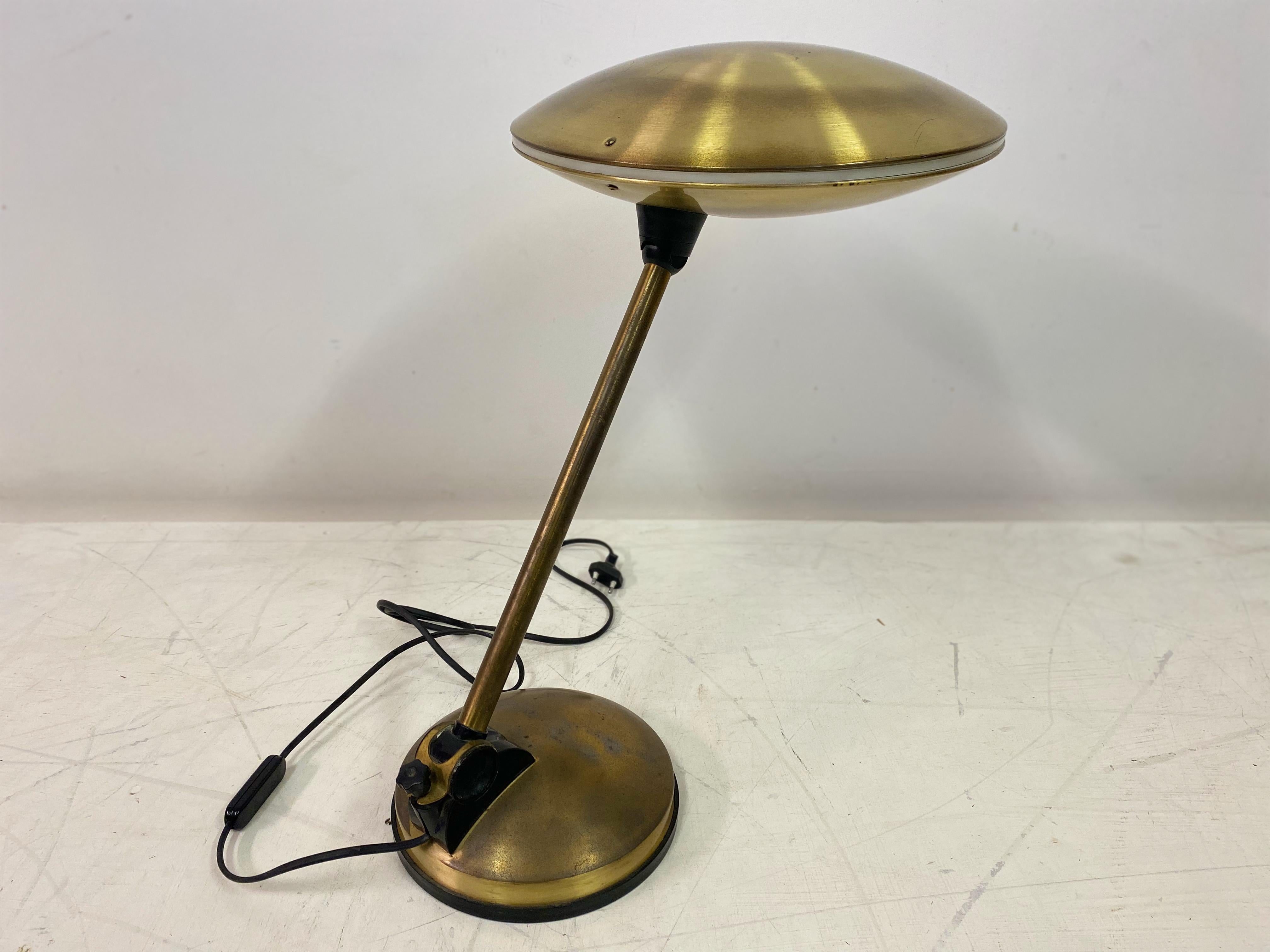 1960s Italian Brass Desk Lamp 5