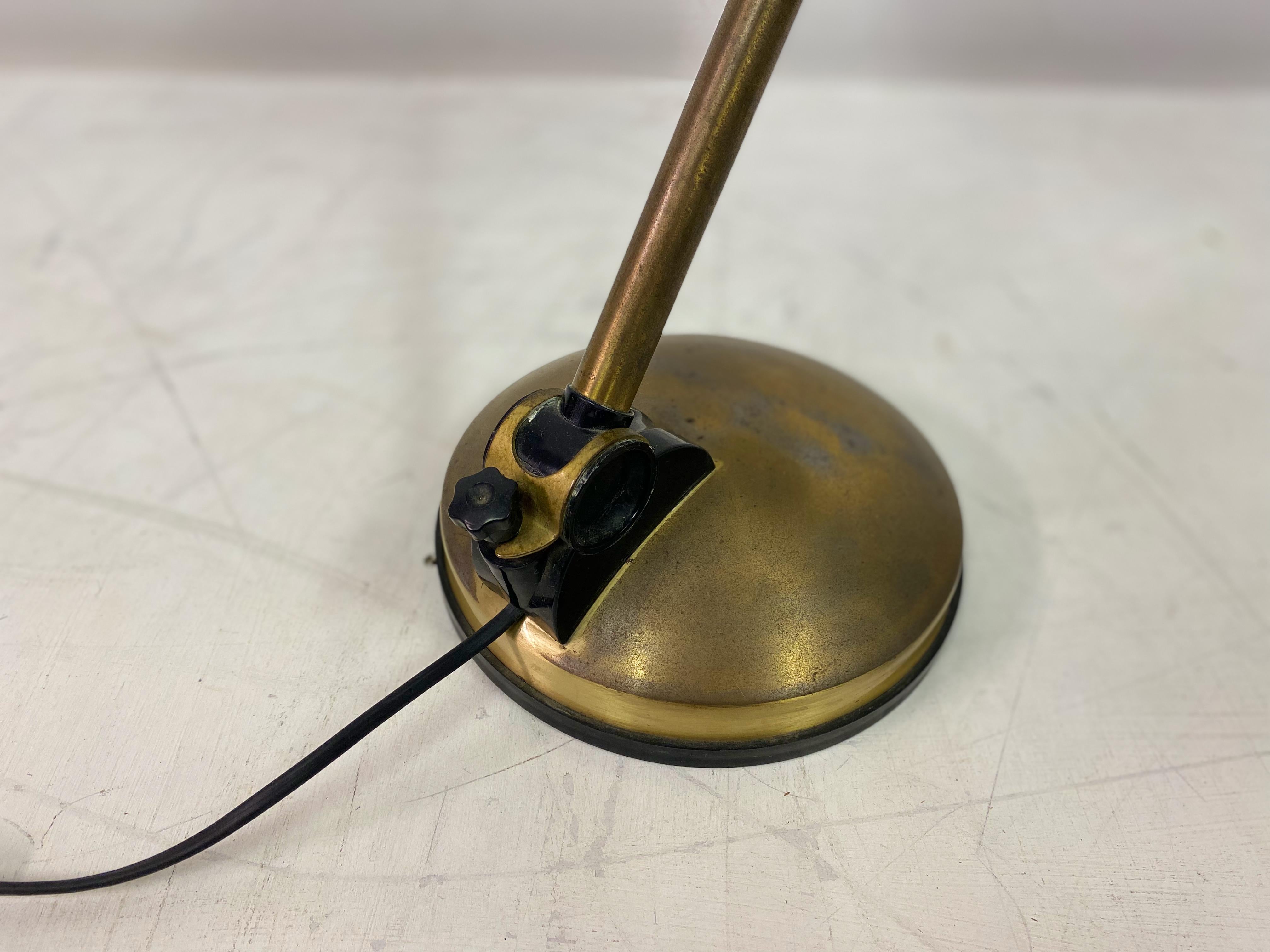 1960s Italian Brass Desk Lamp 6