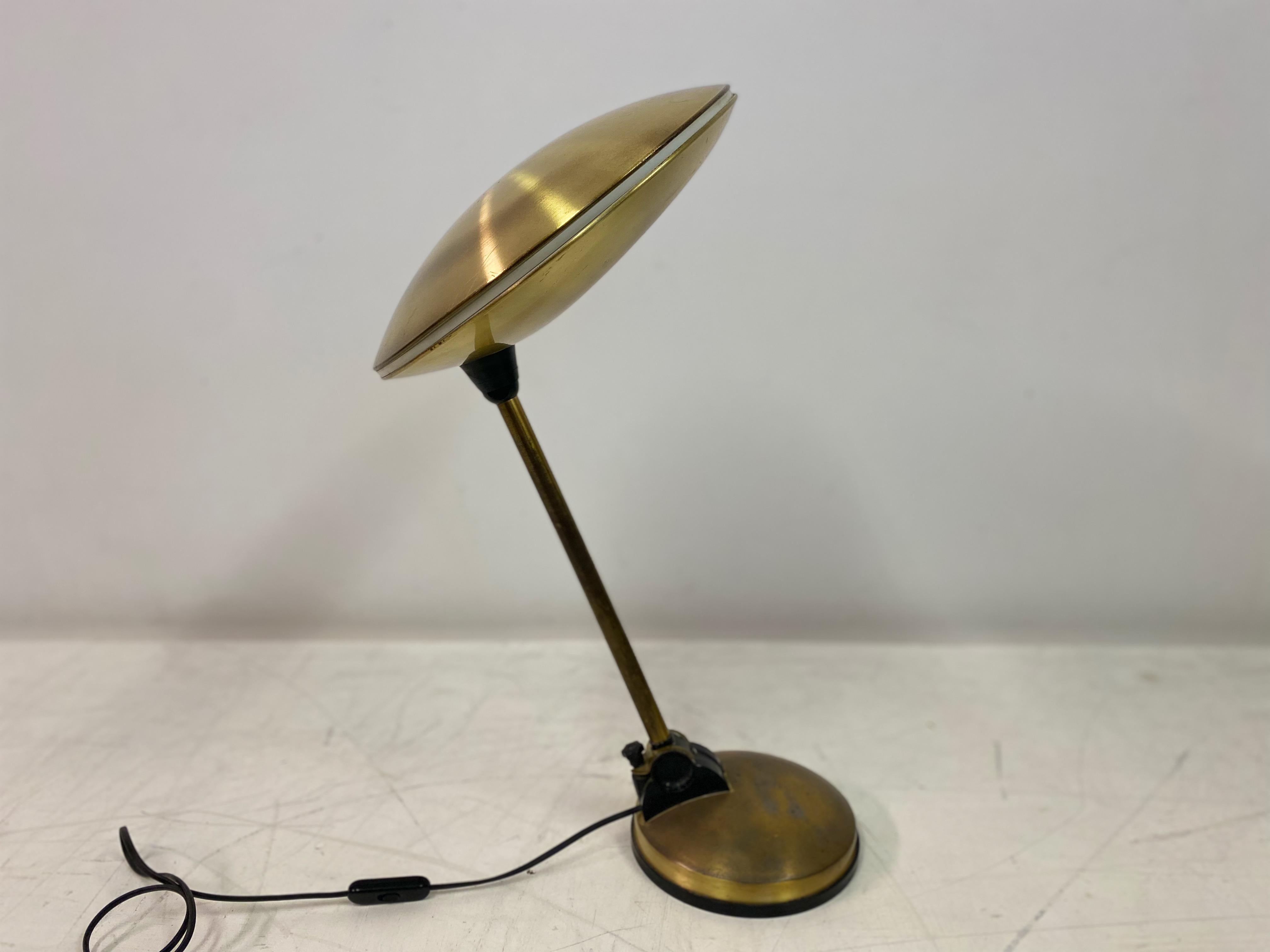 1960s Italian Brass Desk Lamp 7