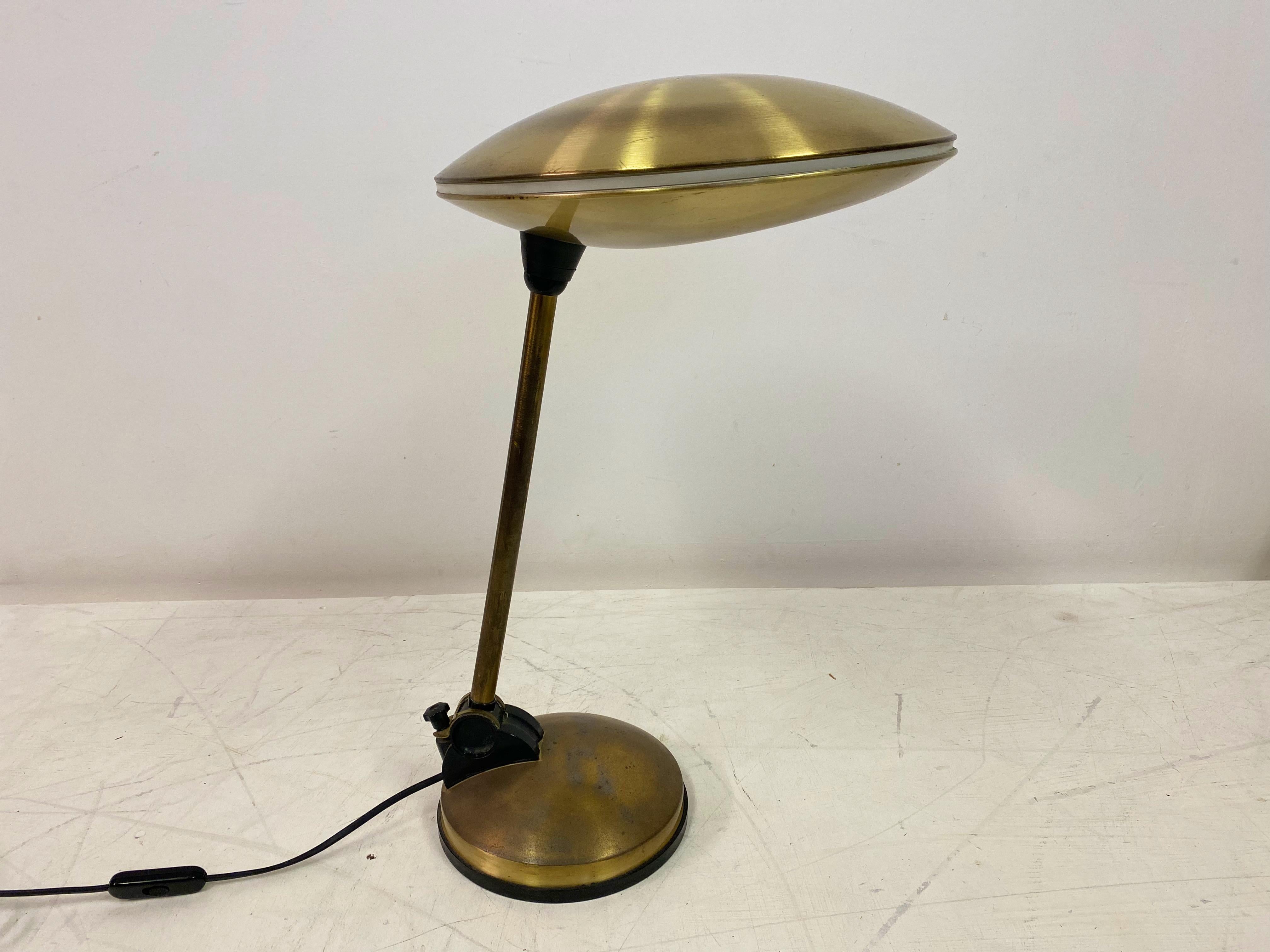 1960s Italian Brass Desk Lamp 8