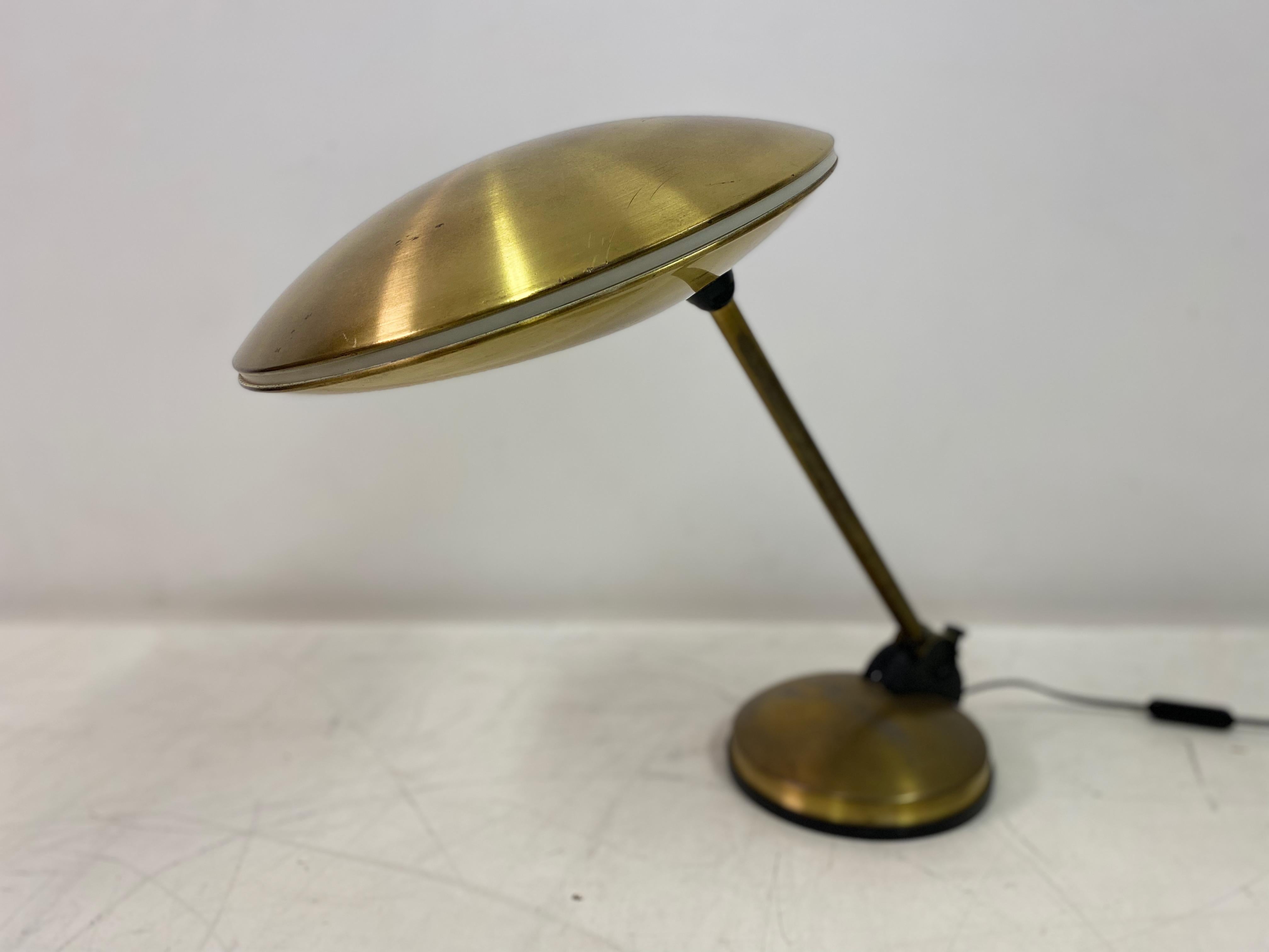 1960s Italian Brass Desk Lamp 2