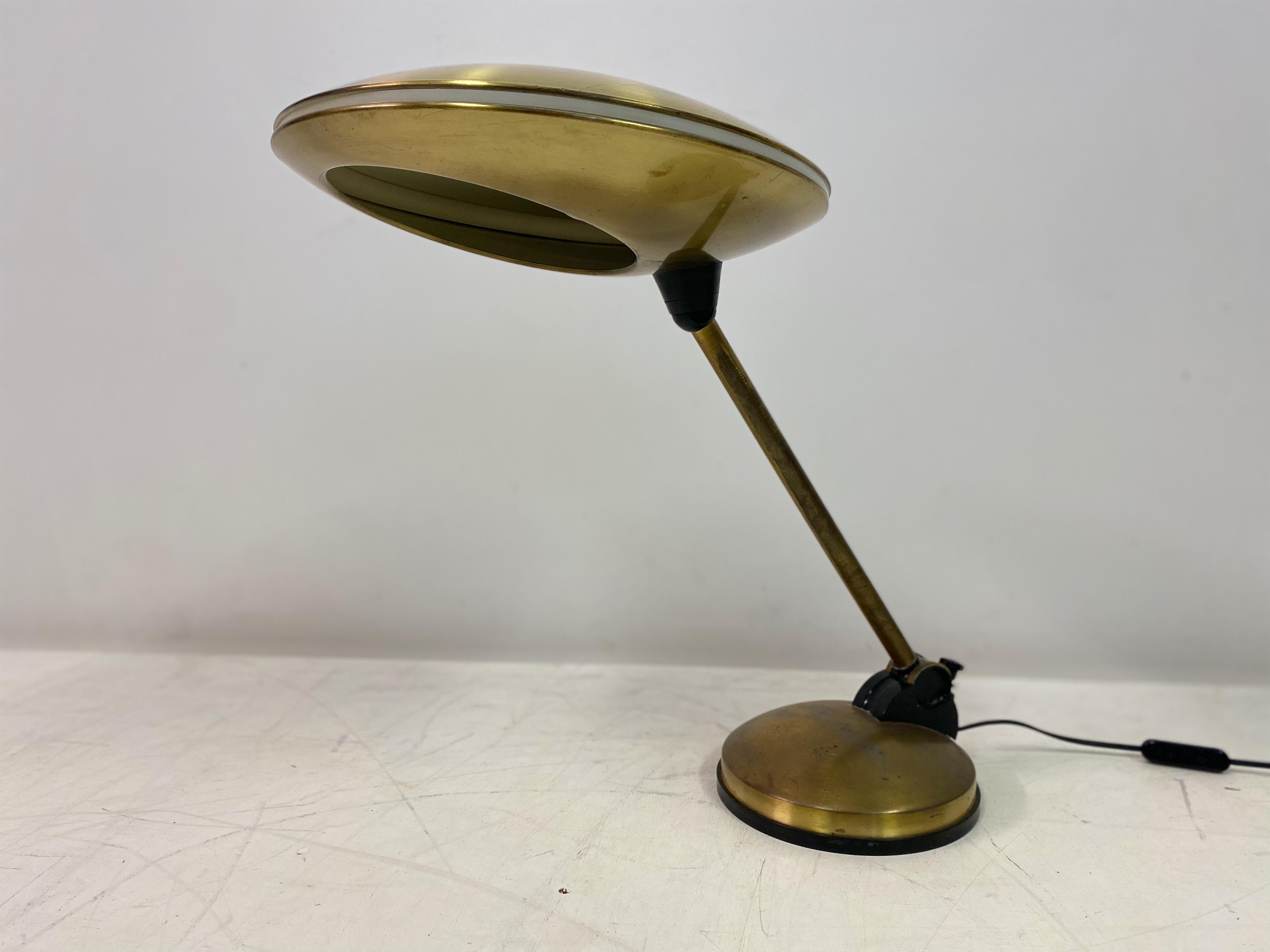1960s Italian Brass Desk Lamp 3