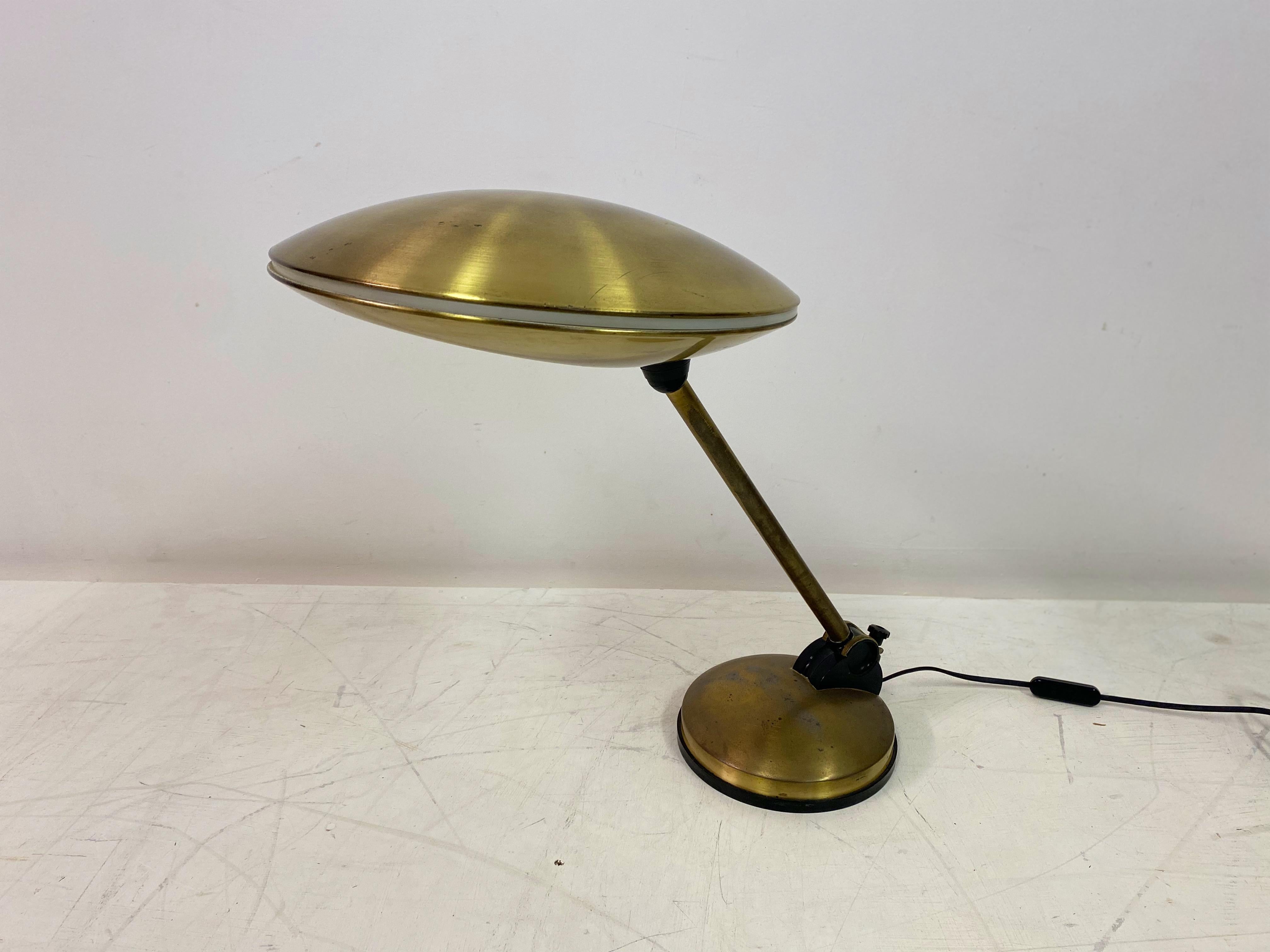 1960s Italian Brass Desk Lamp 4