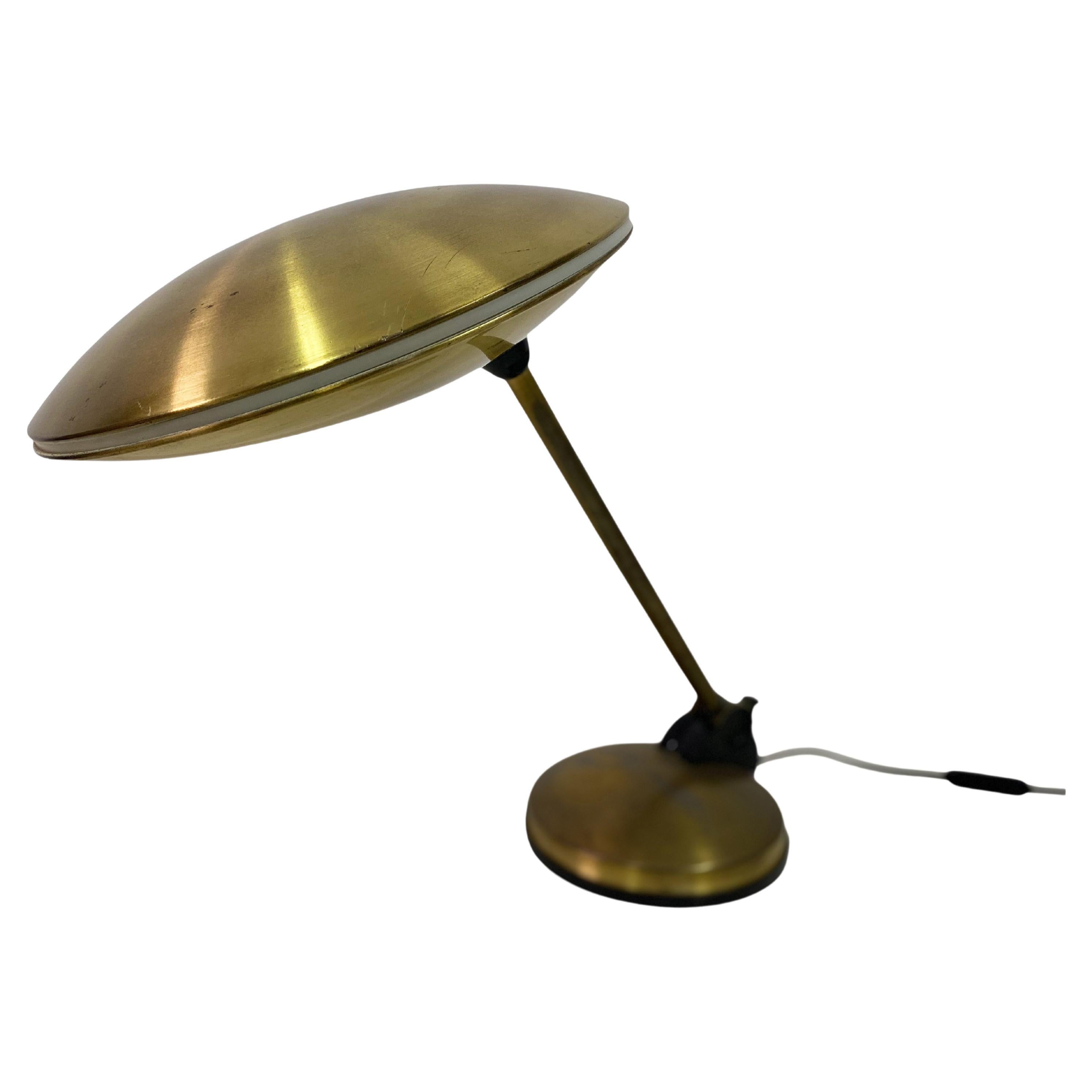 1960s Italian Brass Desk Lamp