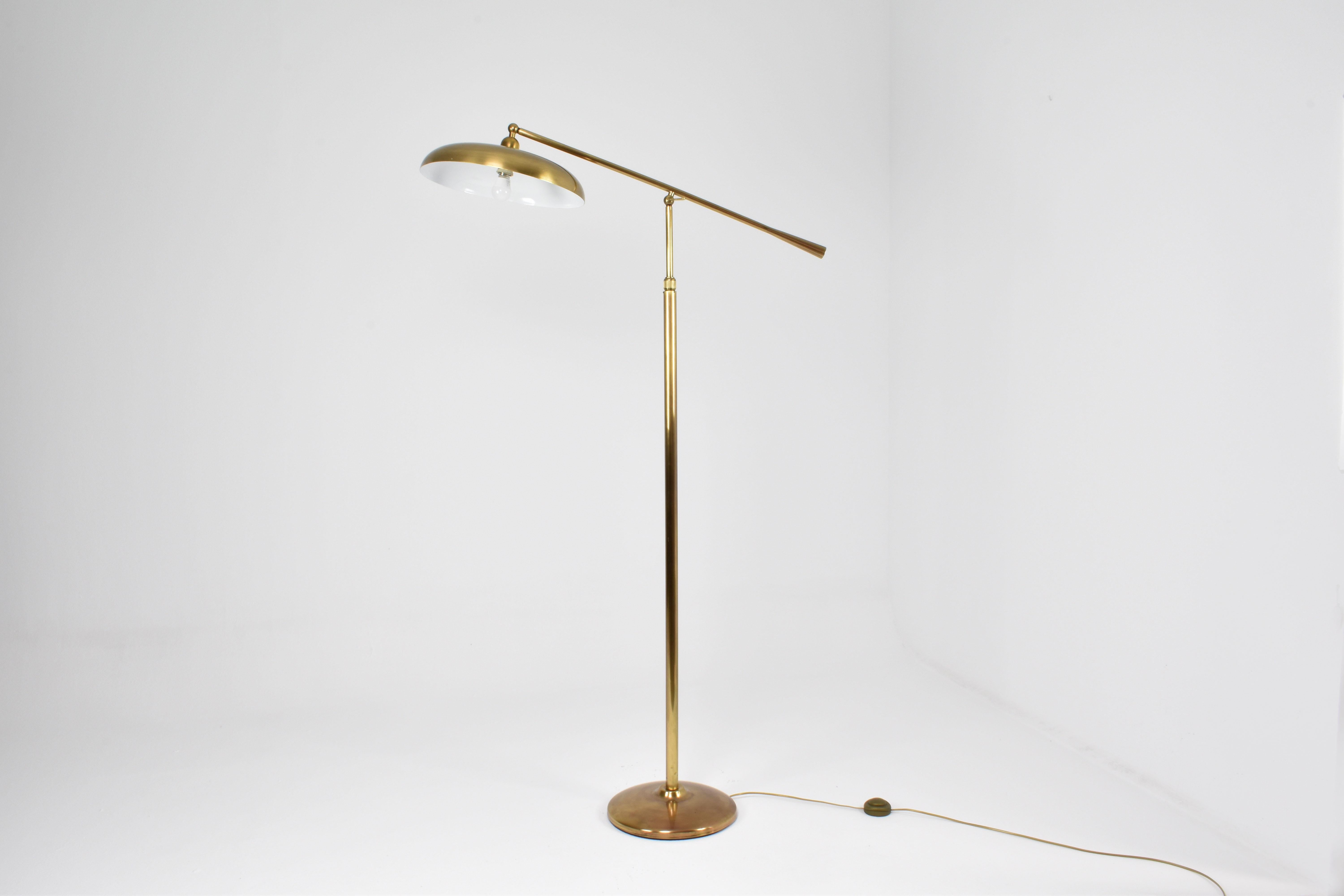 1960's Italian Brass Floor Lamp For Sale 6