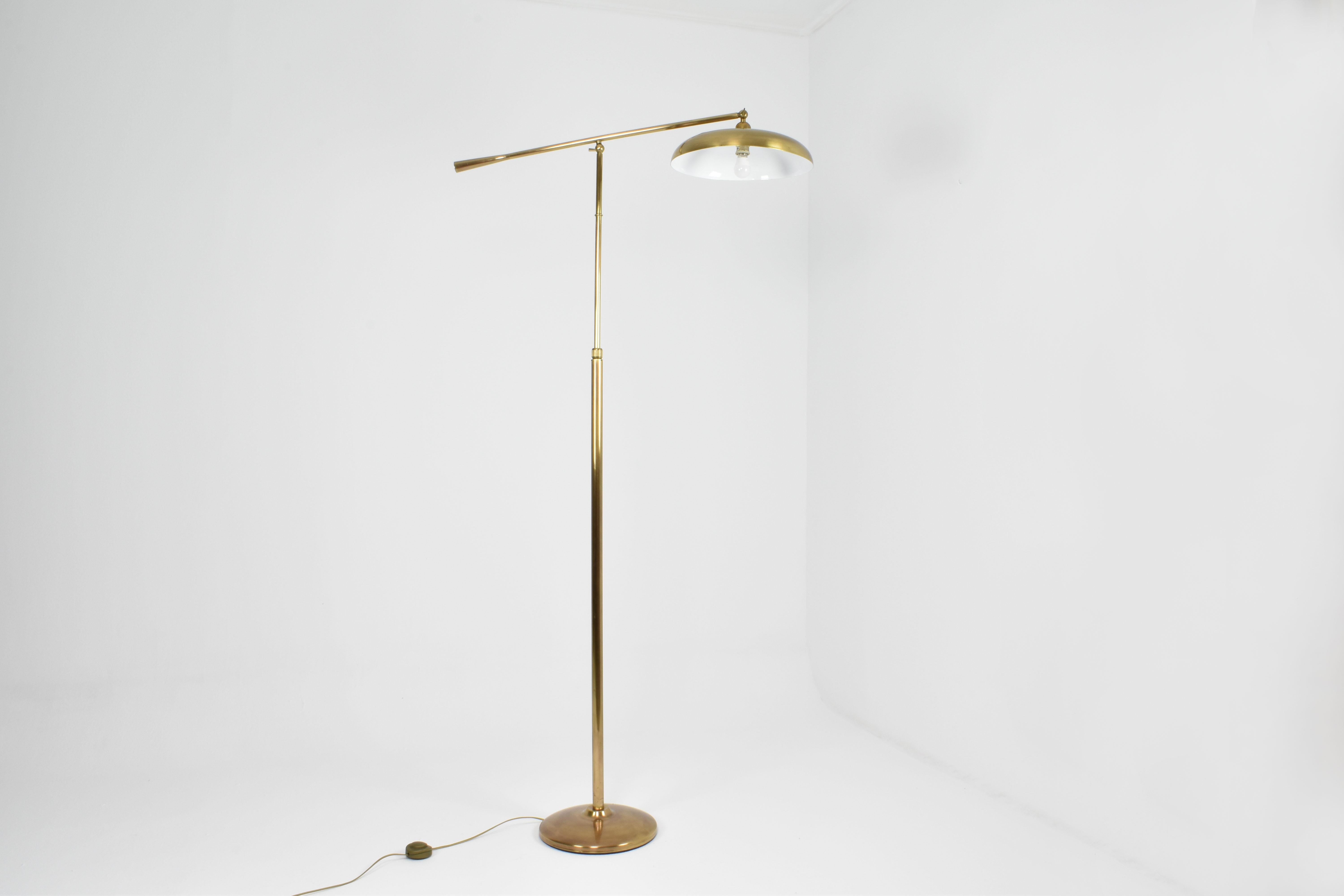 1960's Italian Brass Floor Lamp For Sale 7