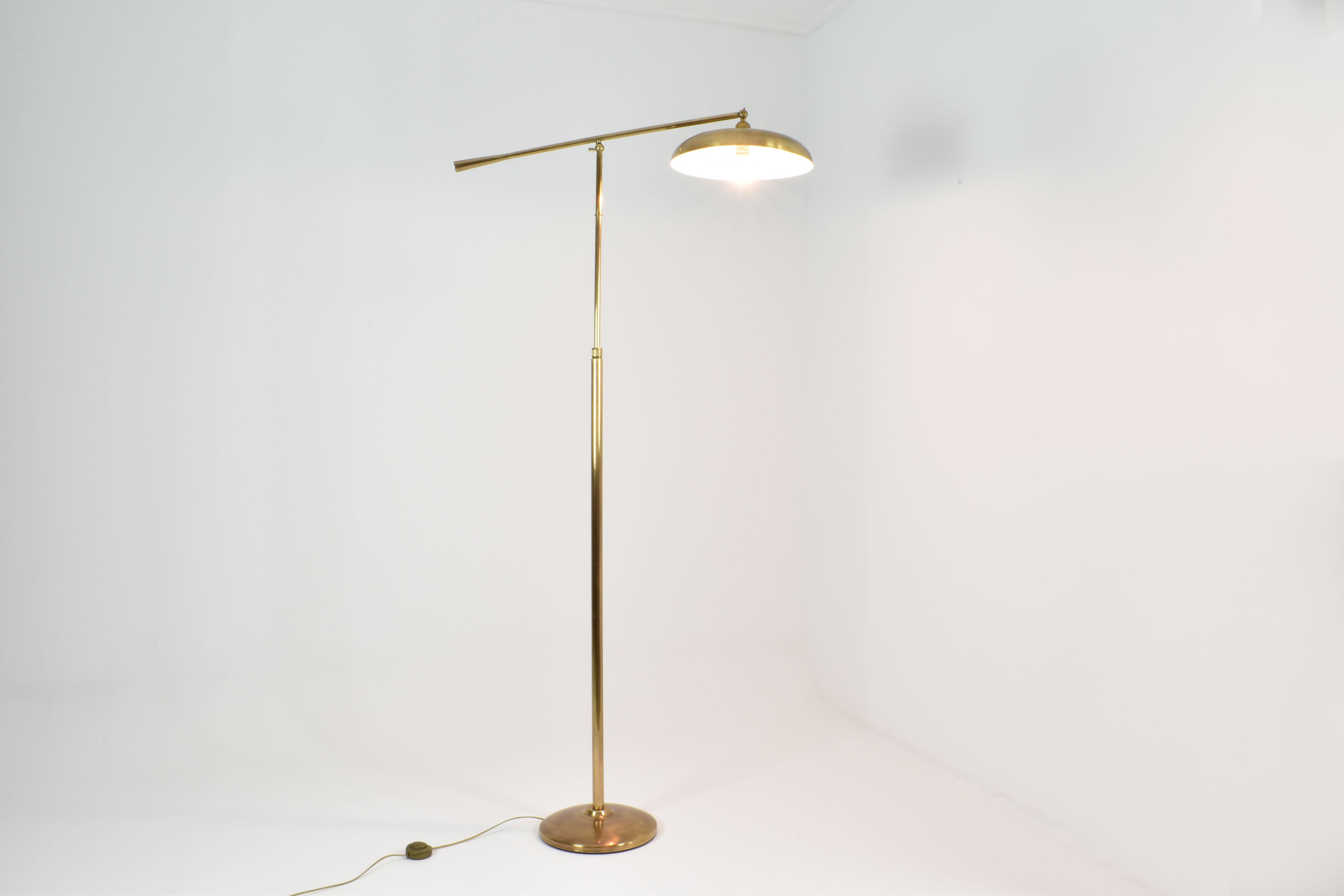 1960's Italian Brass Floor Lamp For Sale 8