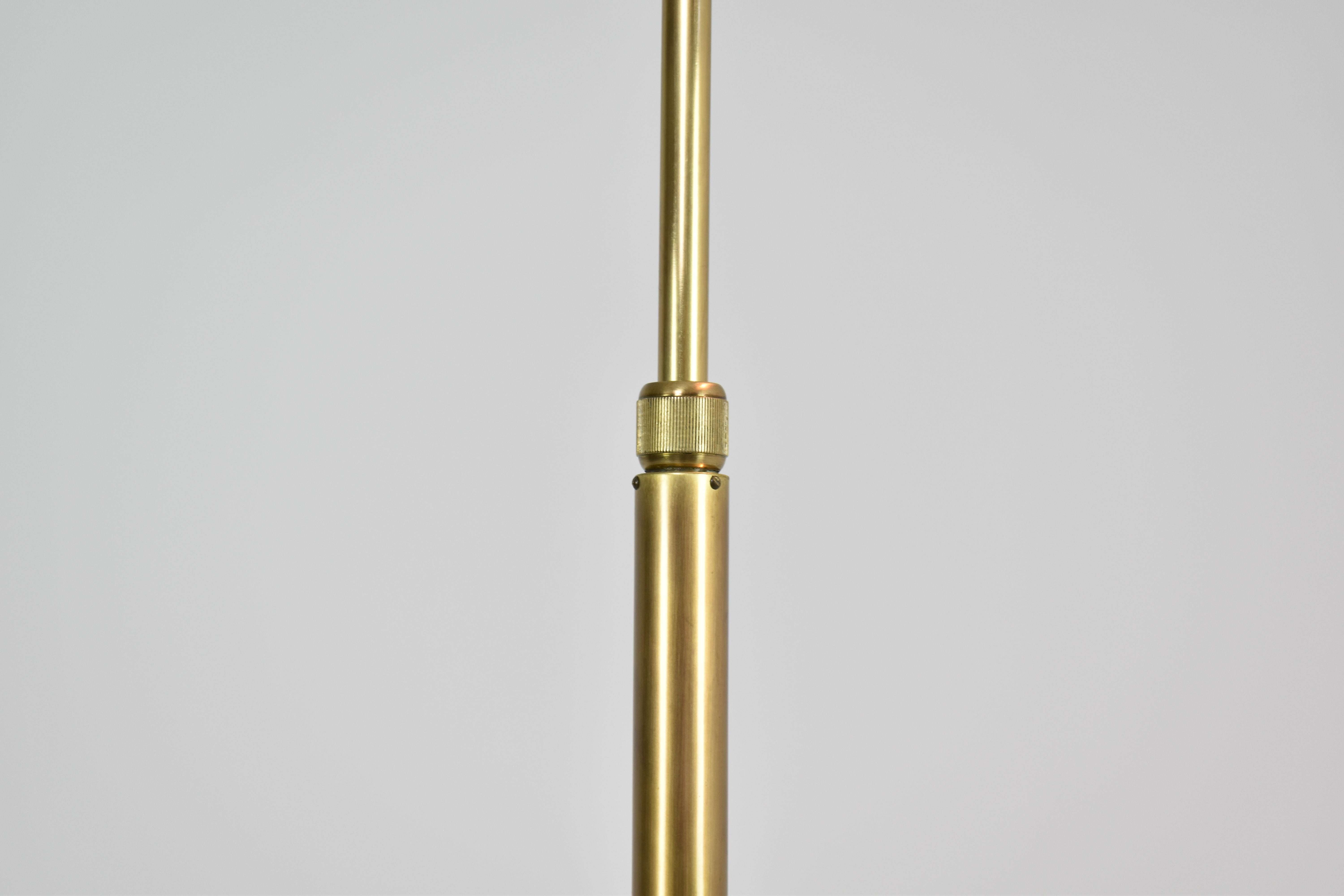 1960's Italian Brass Floor Lamp For Sale 3