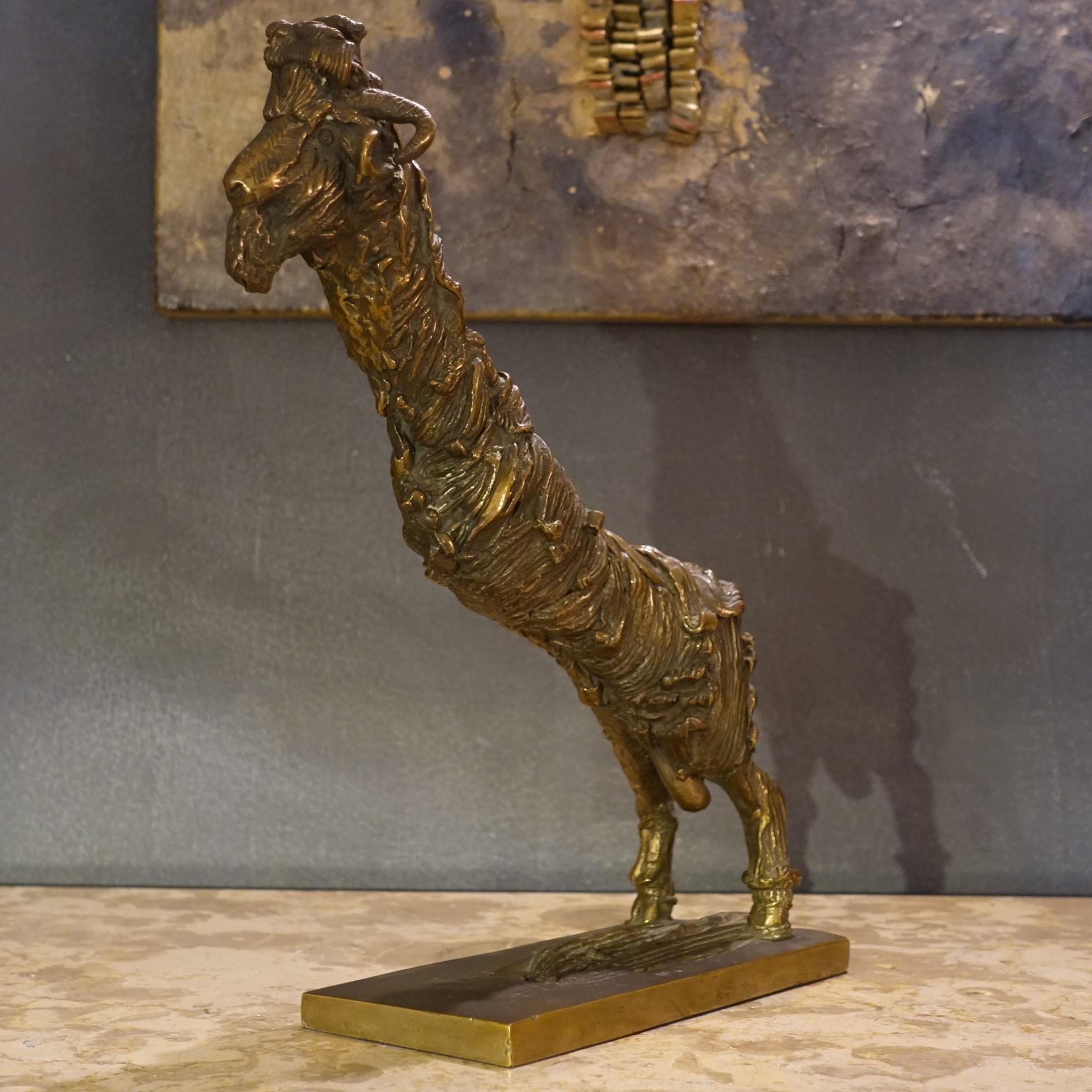 1960's Italian Bronze Ram Sculpture 1