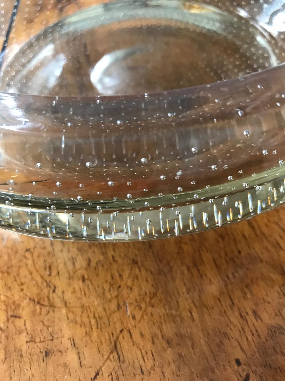 1960's Italian bubble glass bowl 4
