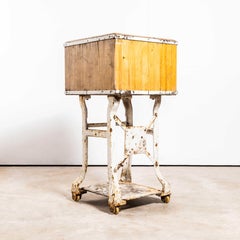 1960's Italian Butchers Block By Joko - With Cast Base