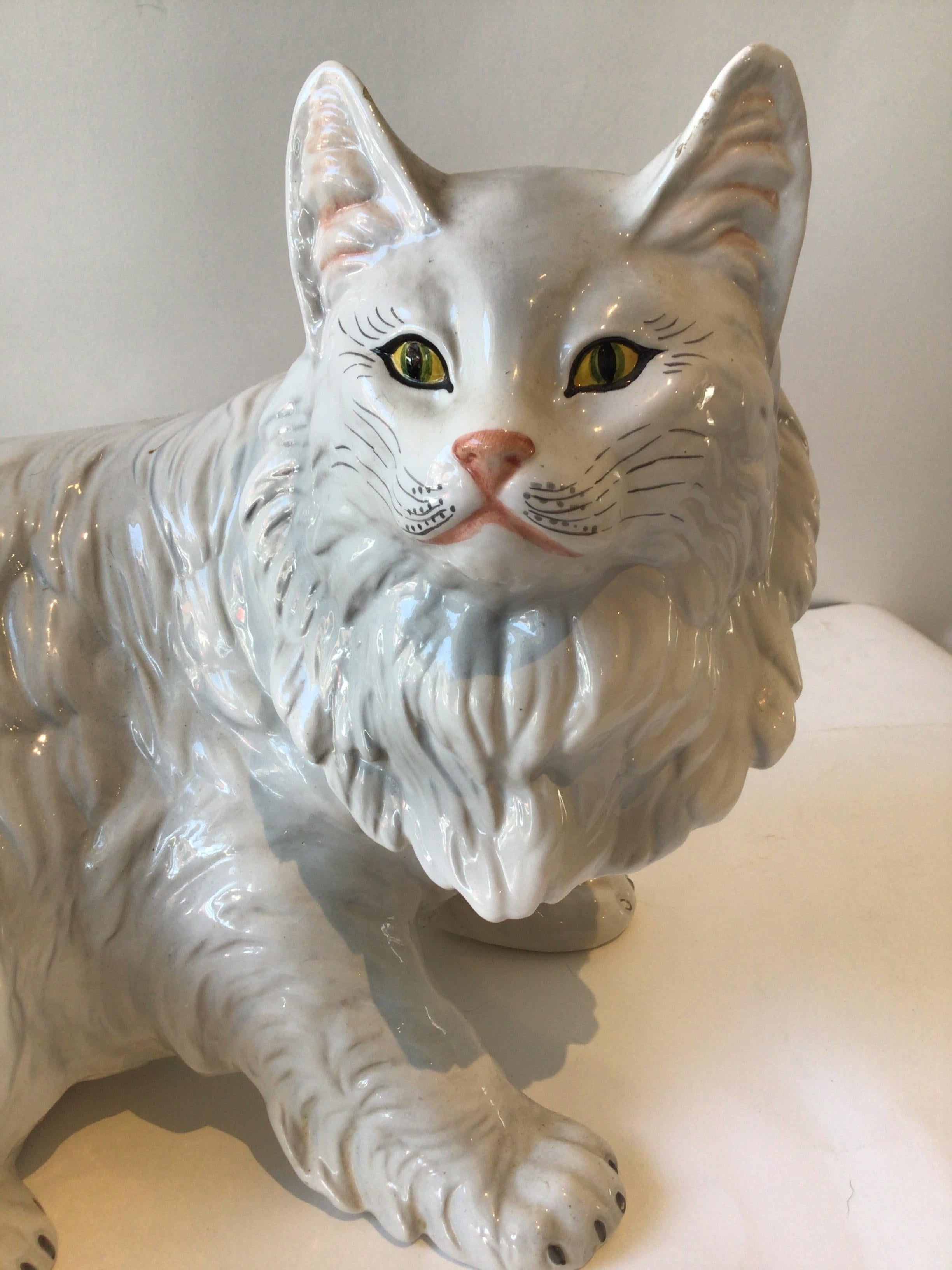 1960s Italian Ceramic Cat 2