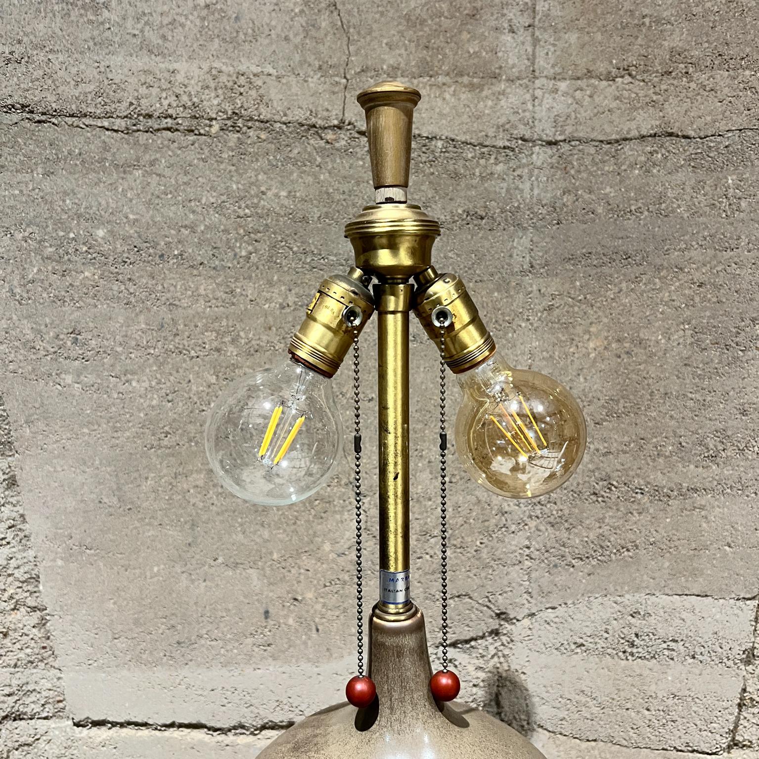 Lámpara de sobremesa de cerámica italiana de los años 60 por The Marbro Lamp Company Estadounidense en venta