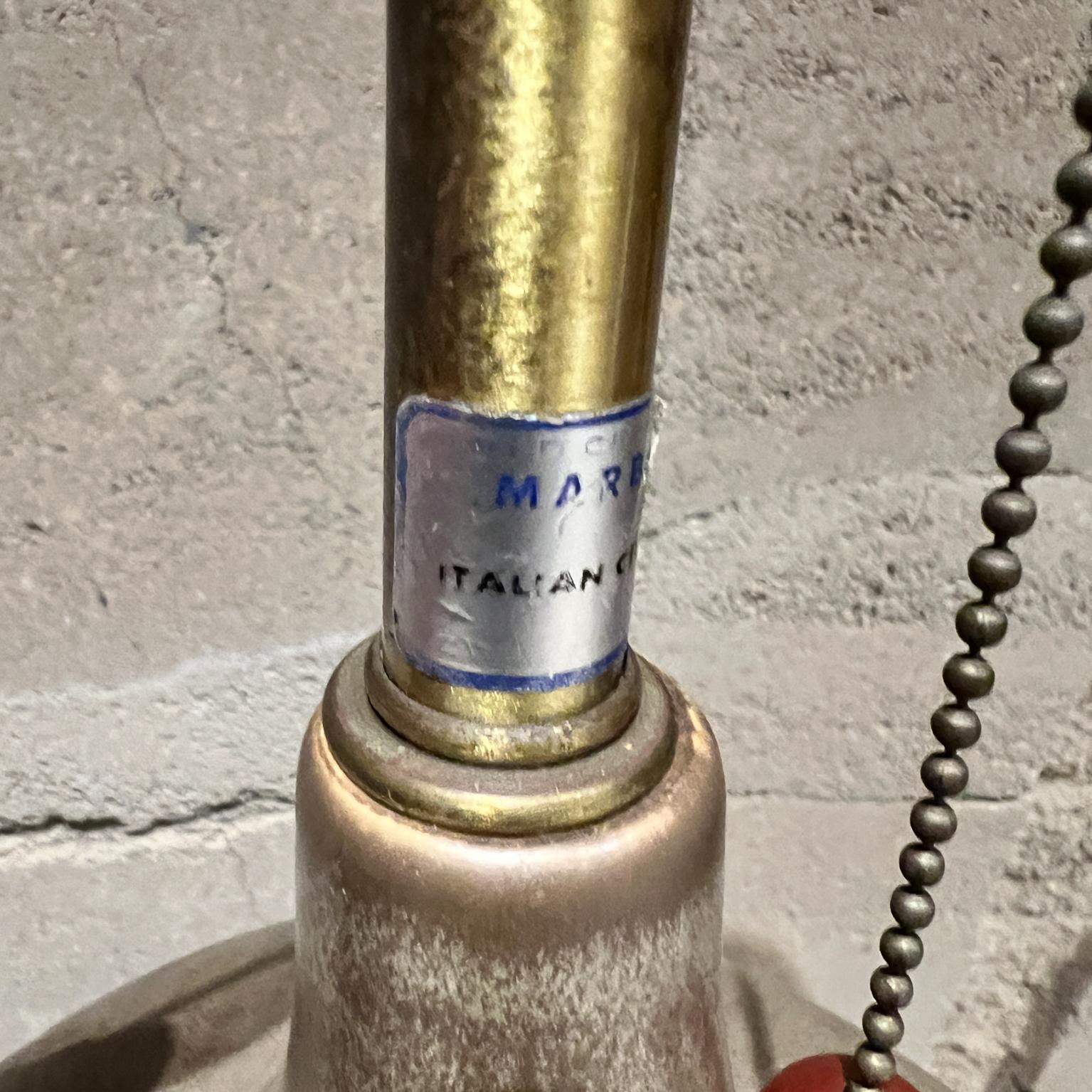 Lámpara de sobremesa de cerámica italiana de los años 60 por The Marbro Lamp Company mediados del siglo XX en venta