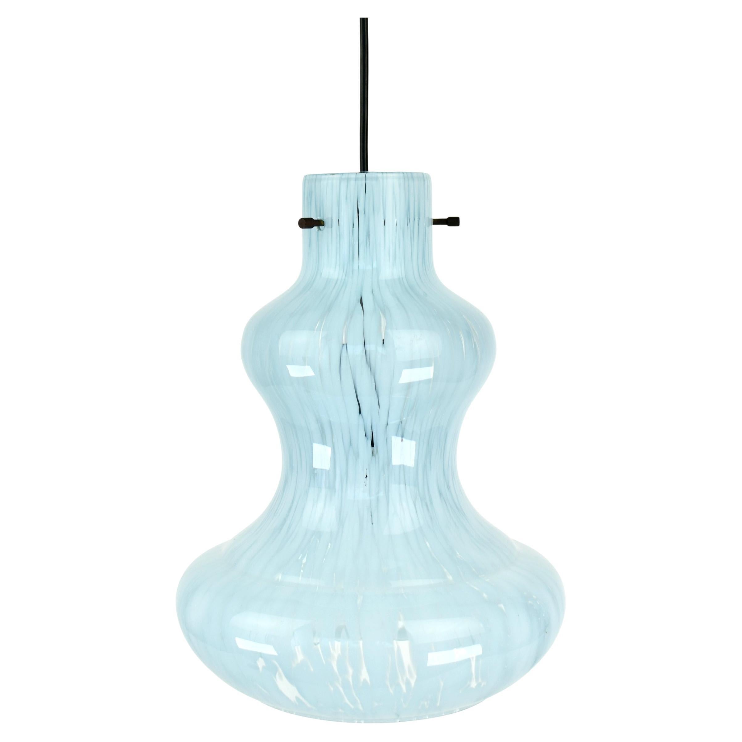 1960s Italian Cloud Glass Pendant Light