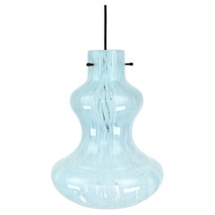 1960s Italian Cloud Glass Pendant Light