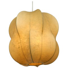 1960s Italian Cocoon Pendant Lamp in Rare Shape