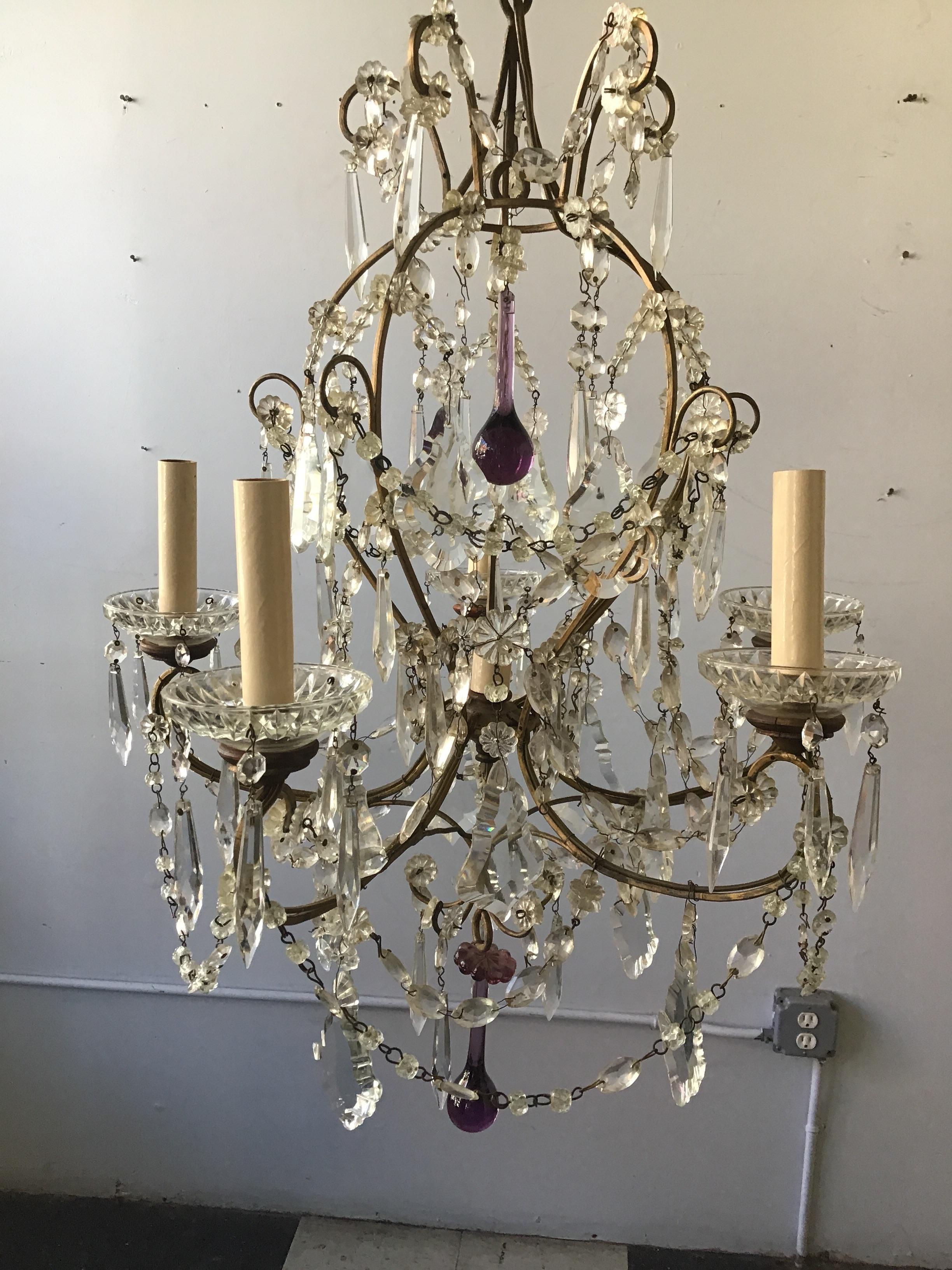 chandelier italien