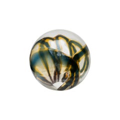 1960s Italian Design Floor Light  Gae Aulenti Style floor lamp Blown glass shade